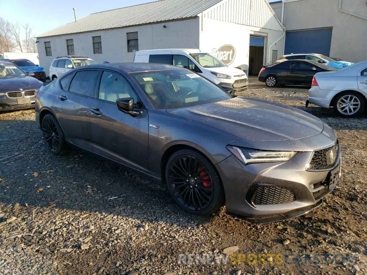 4 Фотография поврежденного автомобиля 19UUB7F04NA000386 ACURA TLX 2022