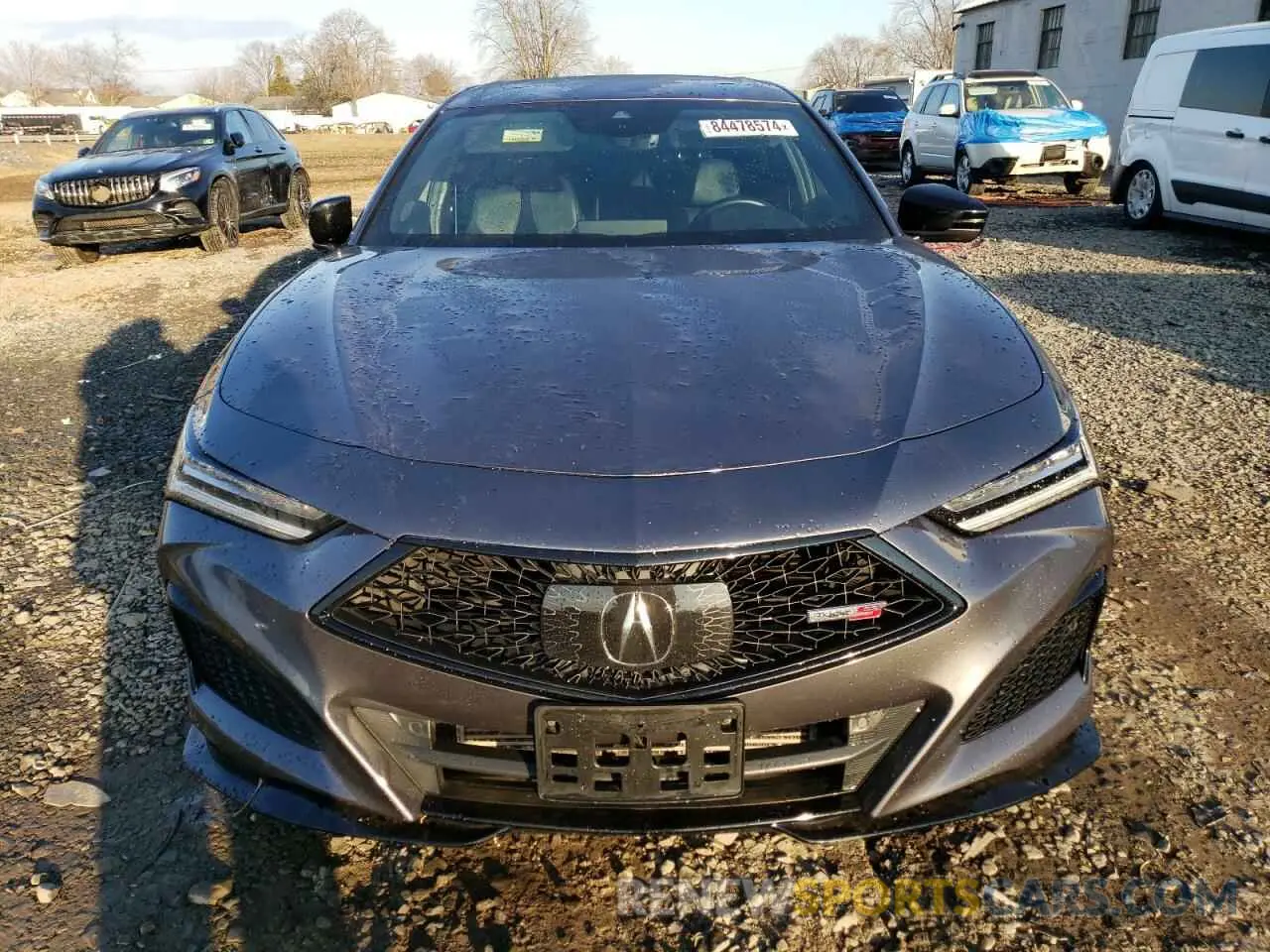 5 Фотография поврежденного автомобиля 19UUB7F04NA000386 ACURA TLX 2022