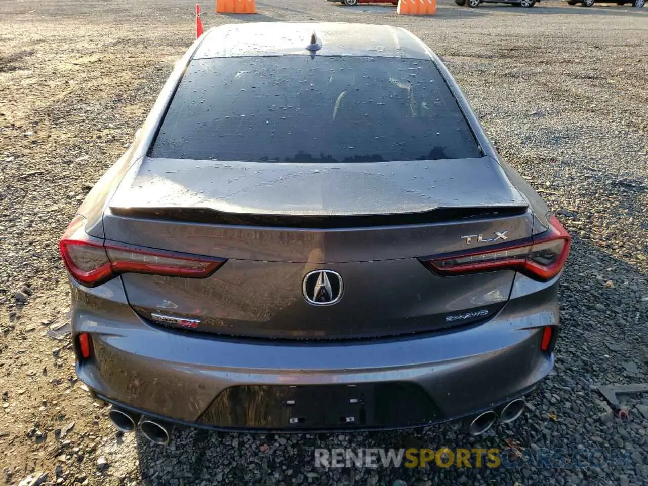 6 Фотография поврежденного автомобиля 19UUB7F04NA000386 ACURA TLX 2022