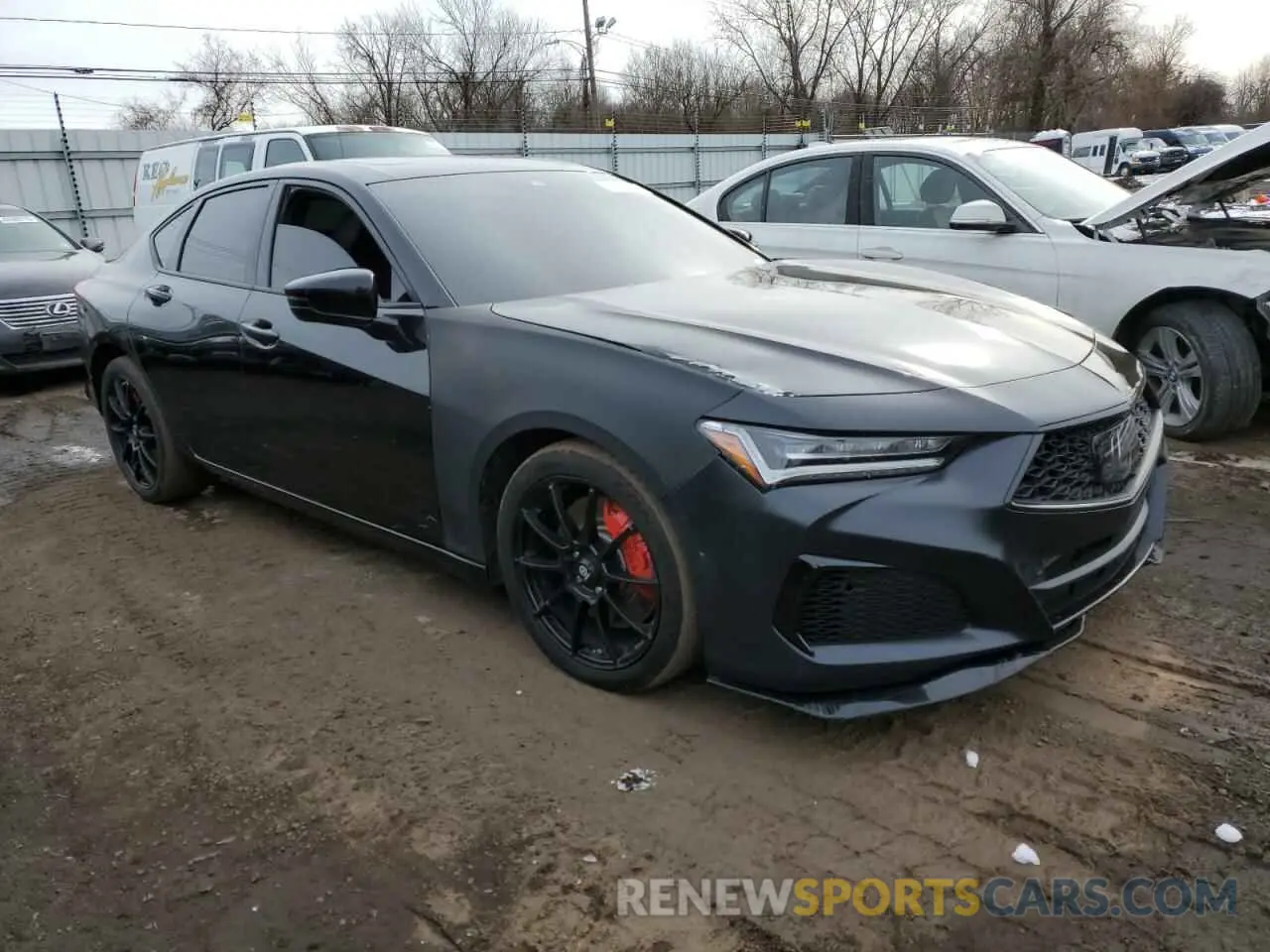 4 Photograph of a damaged car 19UUB7F04NA001103 ACURA TLX 2022