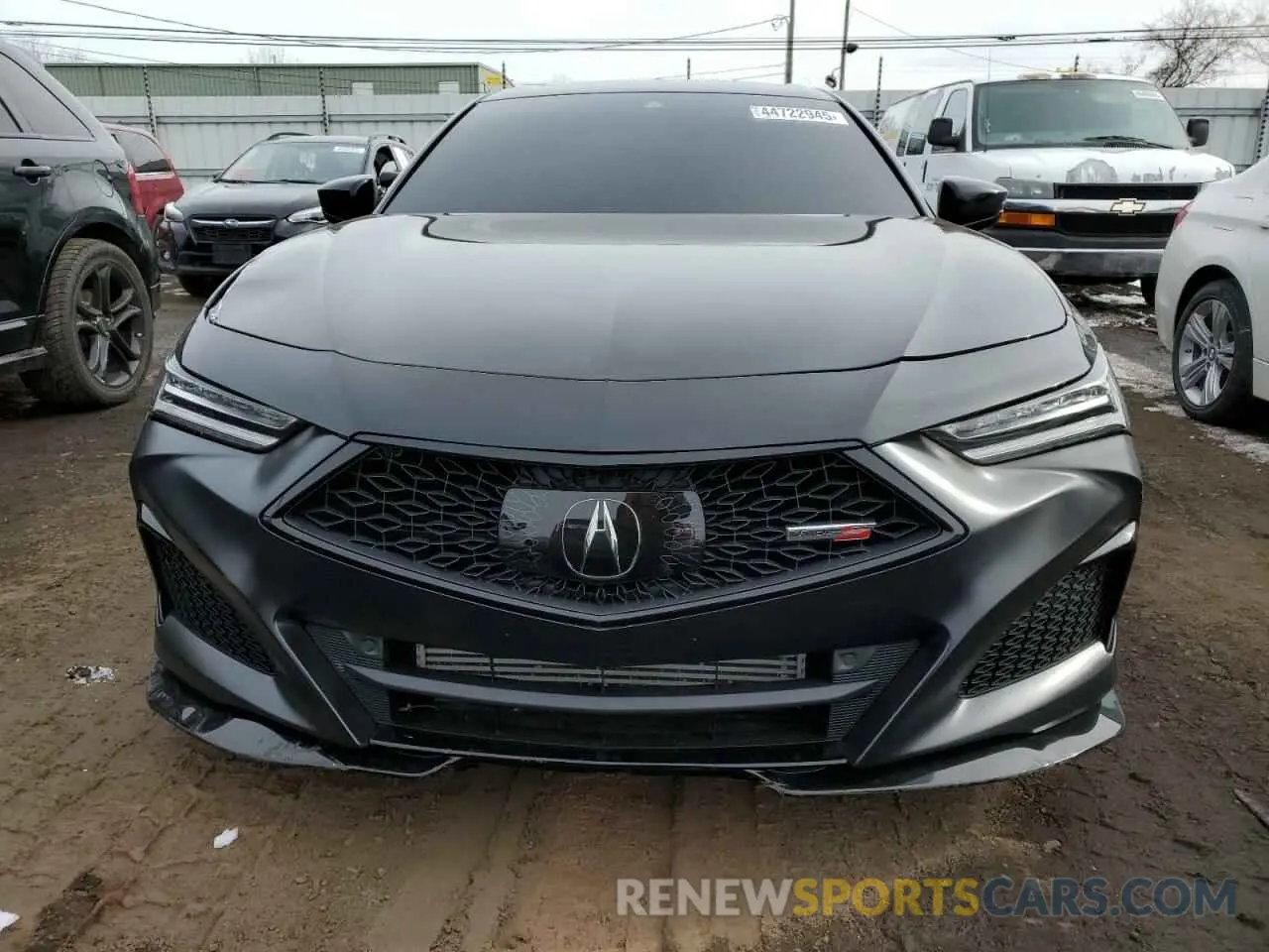 5 Photograph of a damaged car 19UUB7F04NA001103 ACURA TLX 2022
