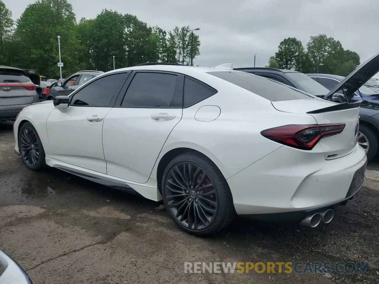 2 Photograph of a damaged car 19UUB7F04NA001148 ACURA TLX 2022