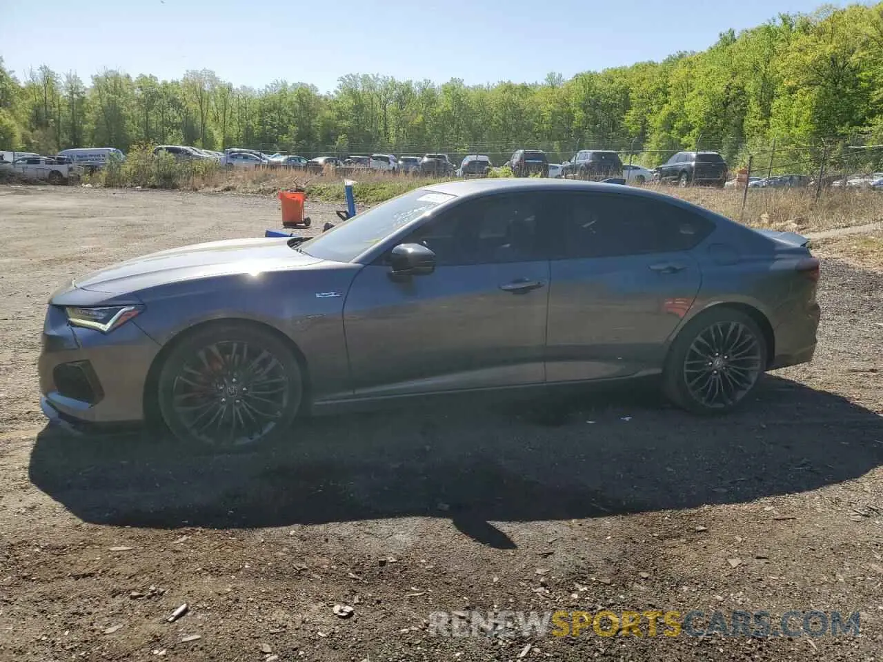 1 Photograph of a damaged car 19UUB7F04NA002218 ACURA TLX 2022