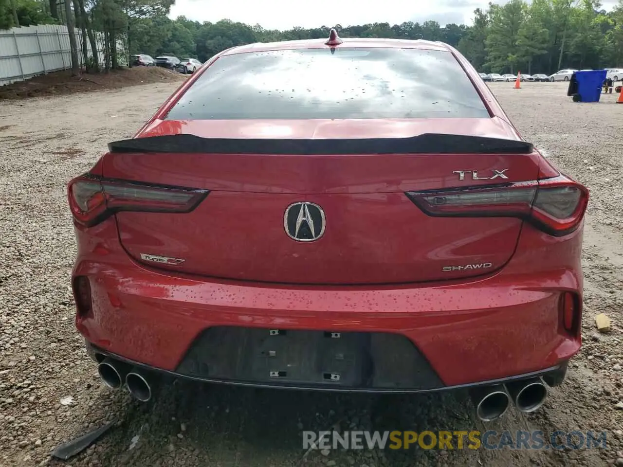 6 Фотография поврежденного автомобиля 19UUB7F07NA002147 ACURA TLX 2022