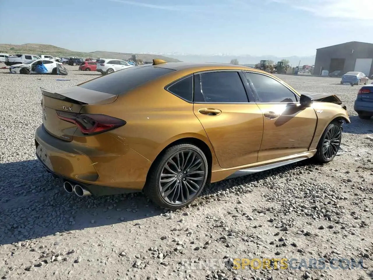 3 Photograph of a damaged car 19UUB7F08NA001203 ACURA TLX 2022