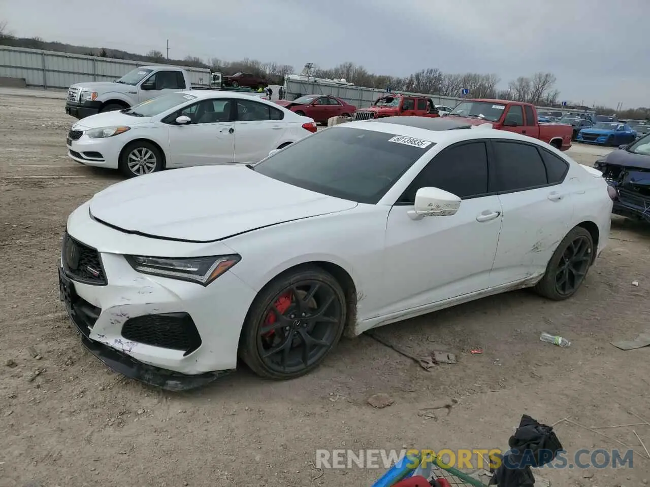 1 Photograph of a damaged car 19UUB7F92NA002300 ACURA TLX 2022