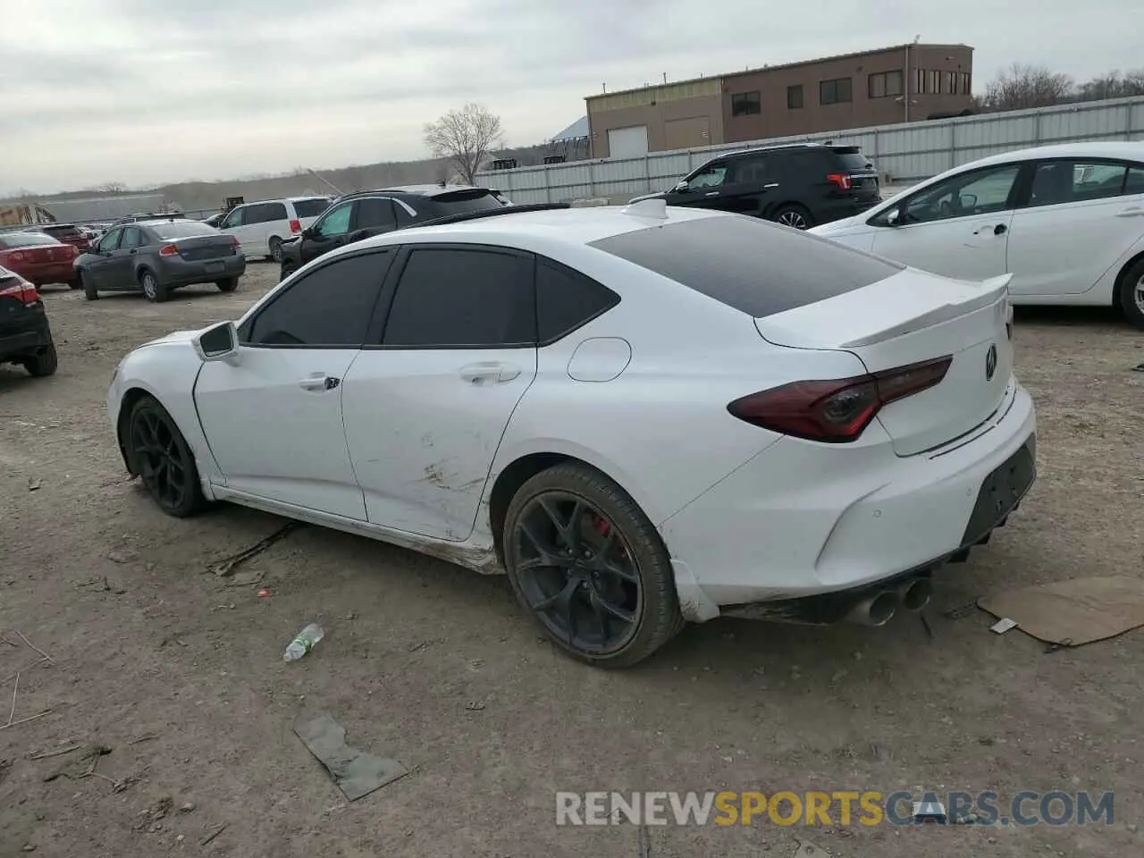 2 Photograph of a damaged car 19UUB7F92NA002300 ACURA TLX 2022