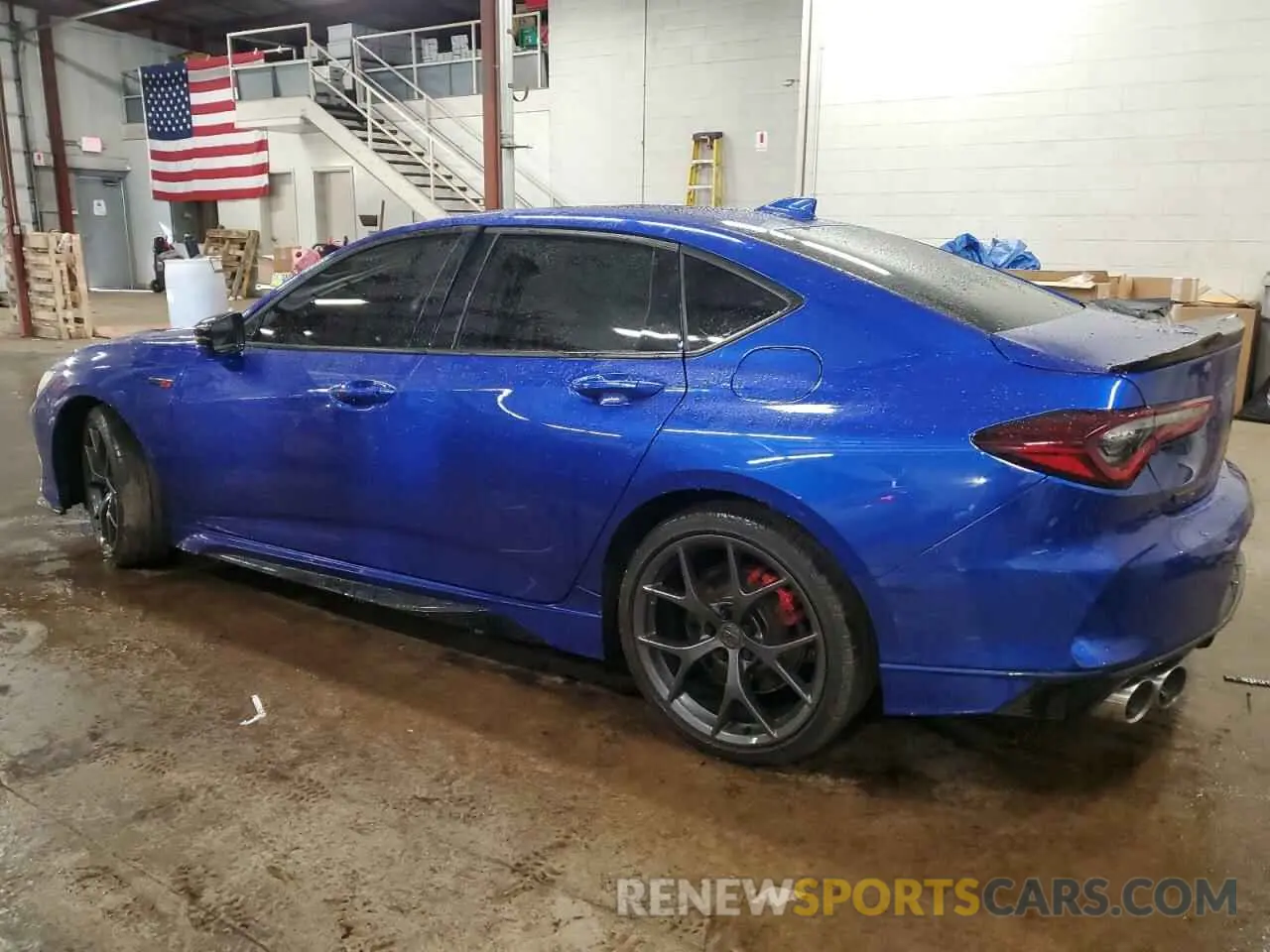 2 Photograph of a damaged car 19UUB7F93NA000958 ACURA TLX 2022