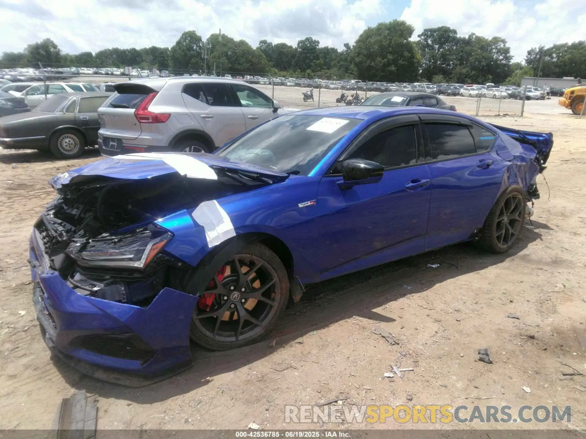 2 Photograph of a damaged car 19UUB7F94NA002279 ACURA TLX 2022
