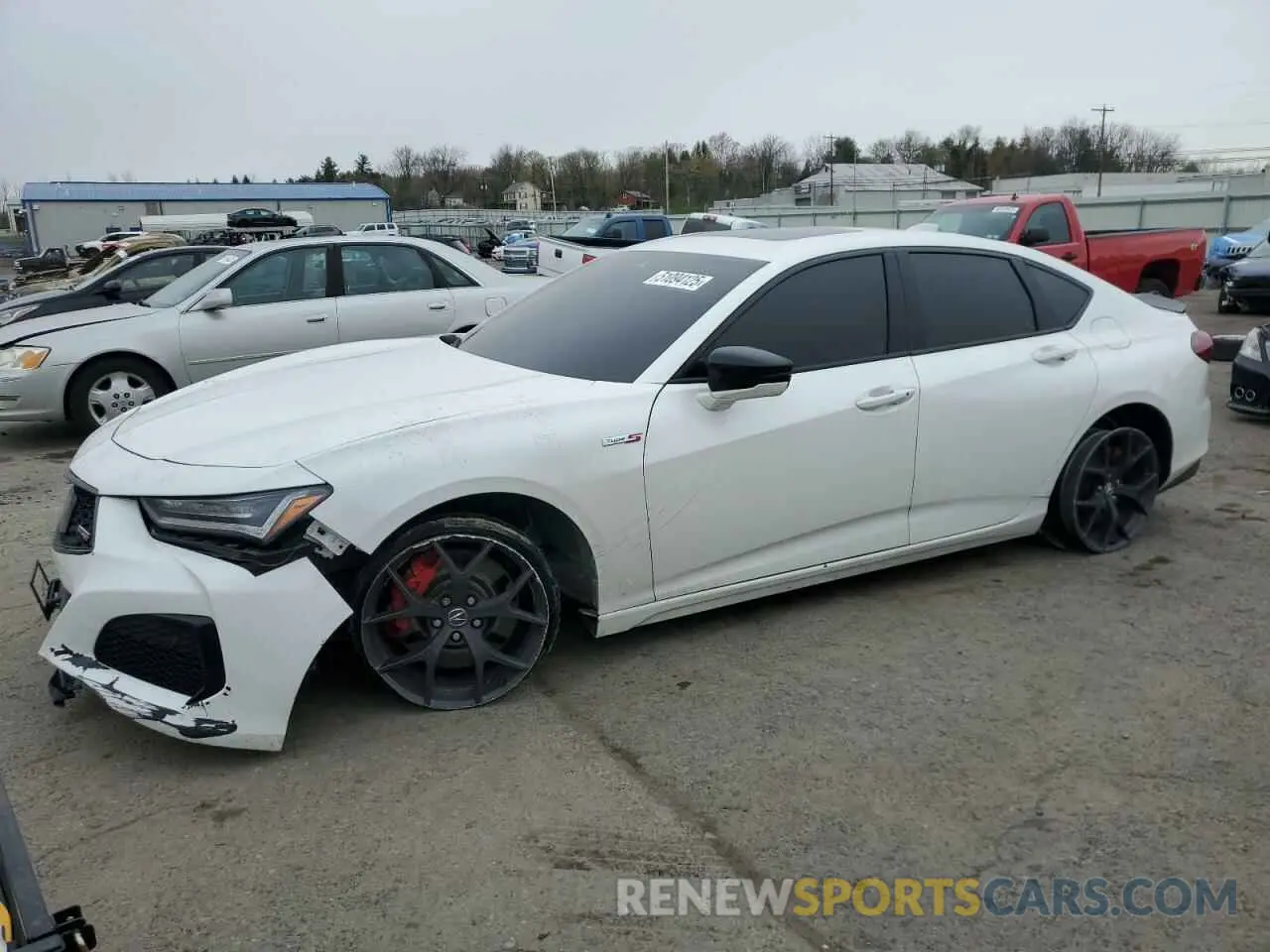 1 Фотография поврежденного автомобиля 19UUB7F95NA002016 ACURA TLX 2022