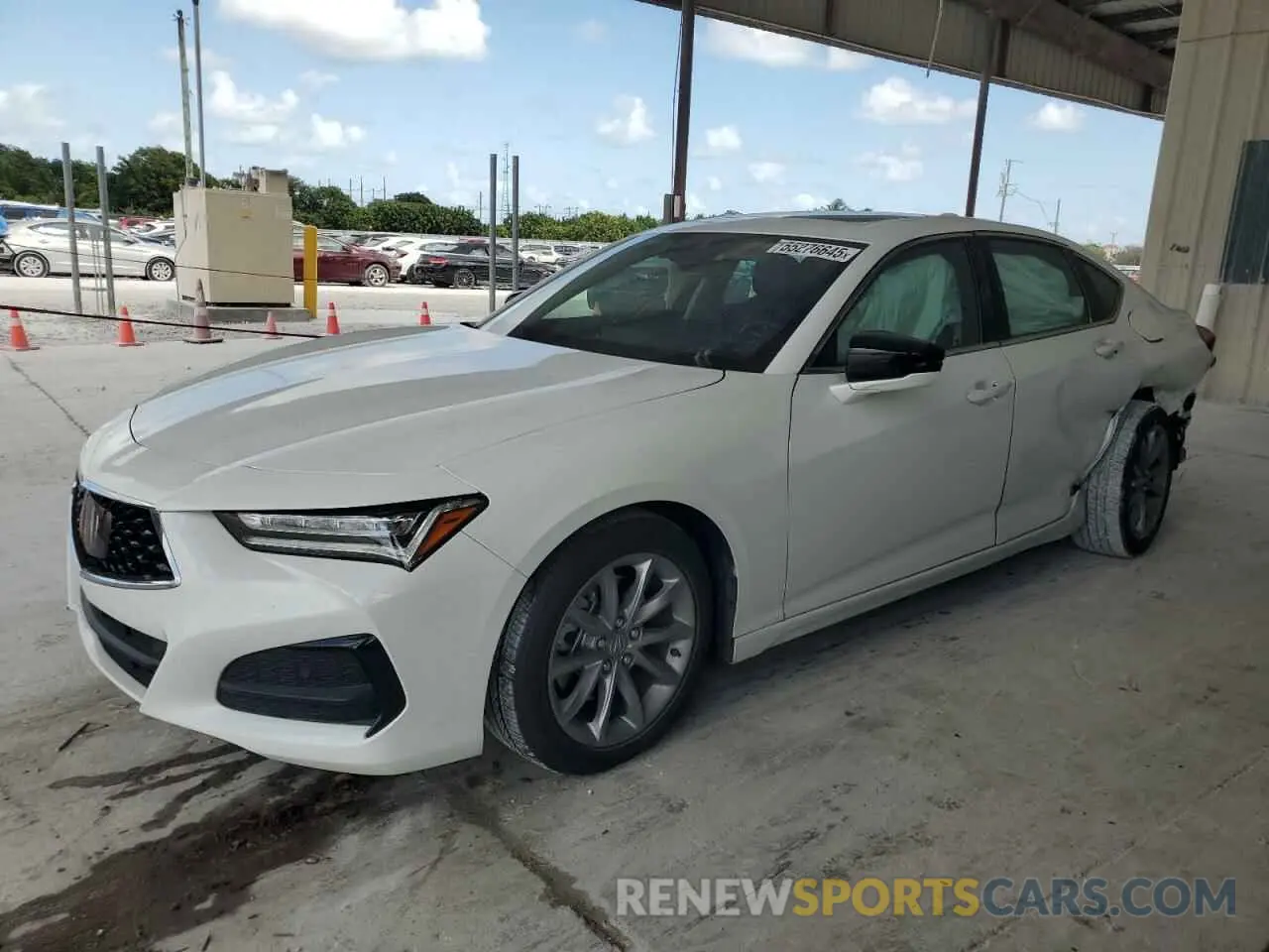 1 Photograph of a damaged car 19UUB5F37PA006930 ACURA TLX 2023
