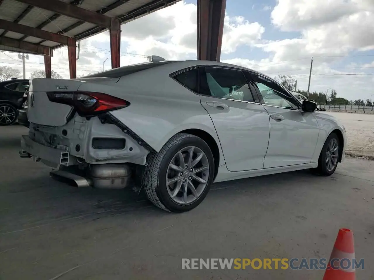 3 Photograph of a damaged car 19UUB5F37PA006930 ACURA TLX 2023