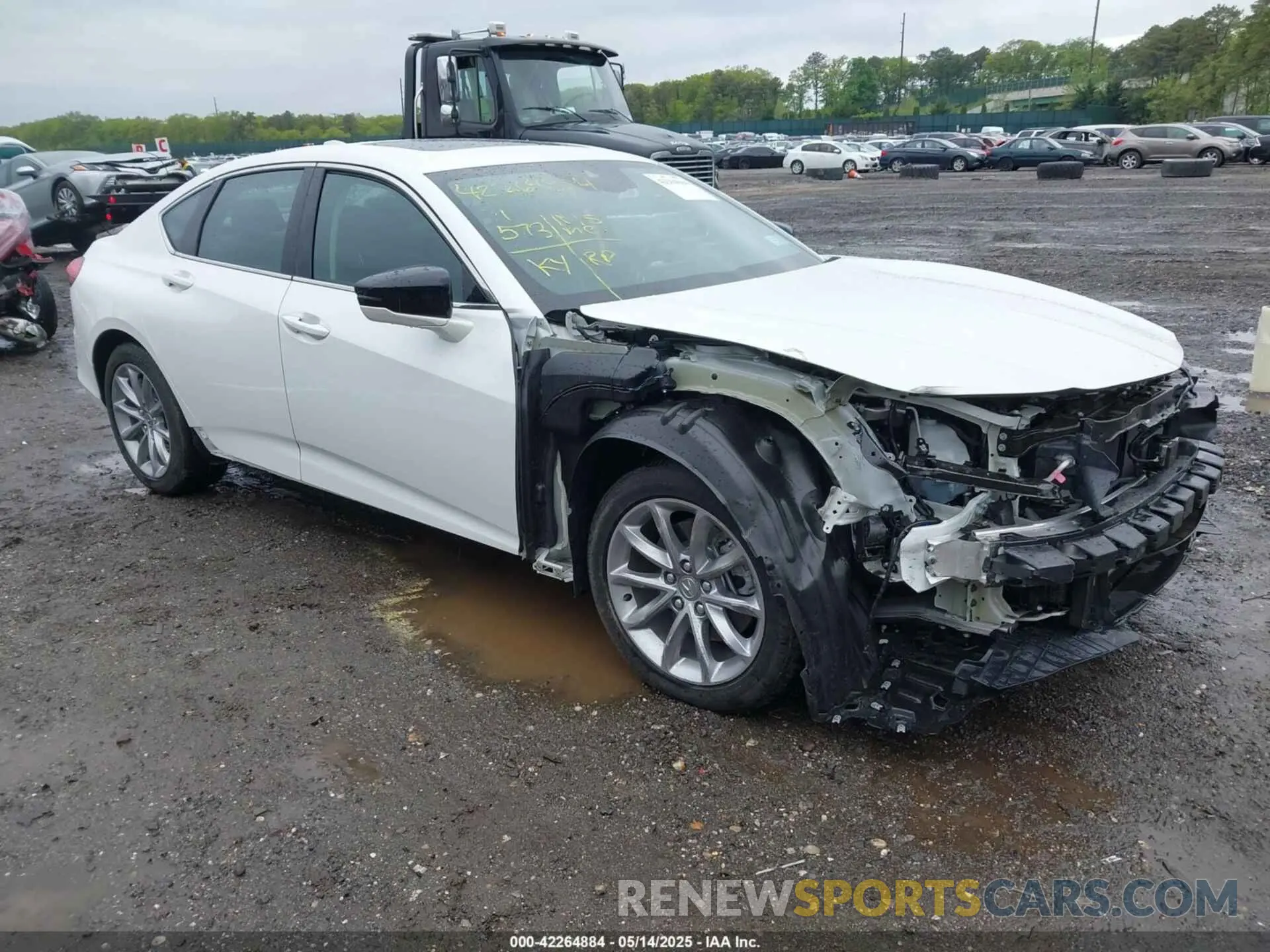 1 Photograph of a damaged car 19UUB5F37PA007088 ACURA TLX 2023