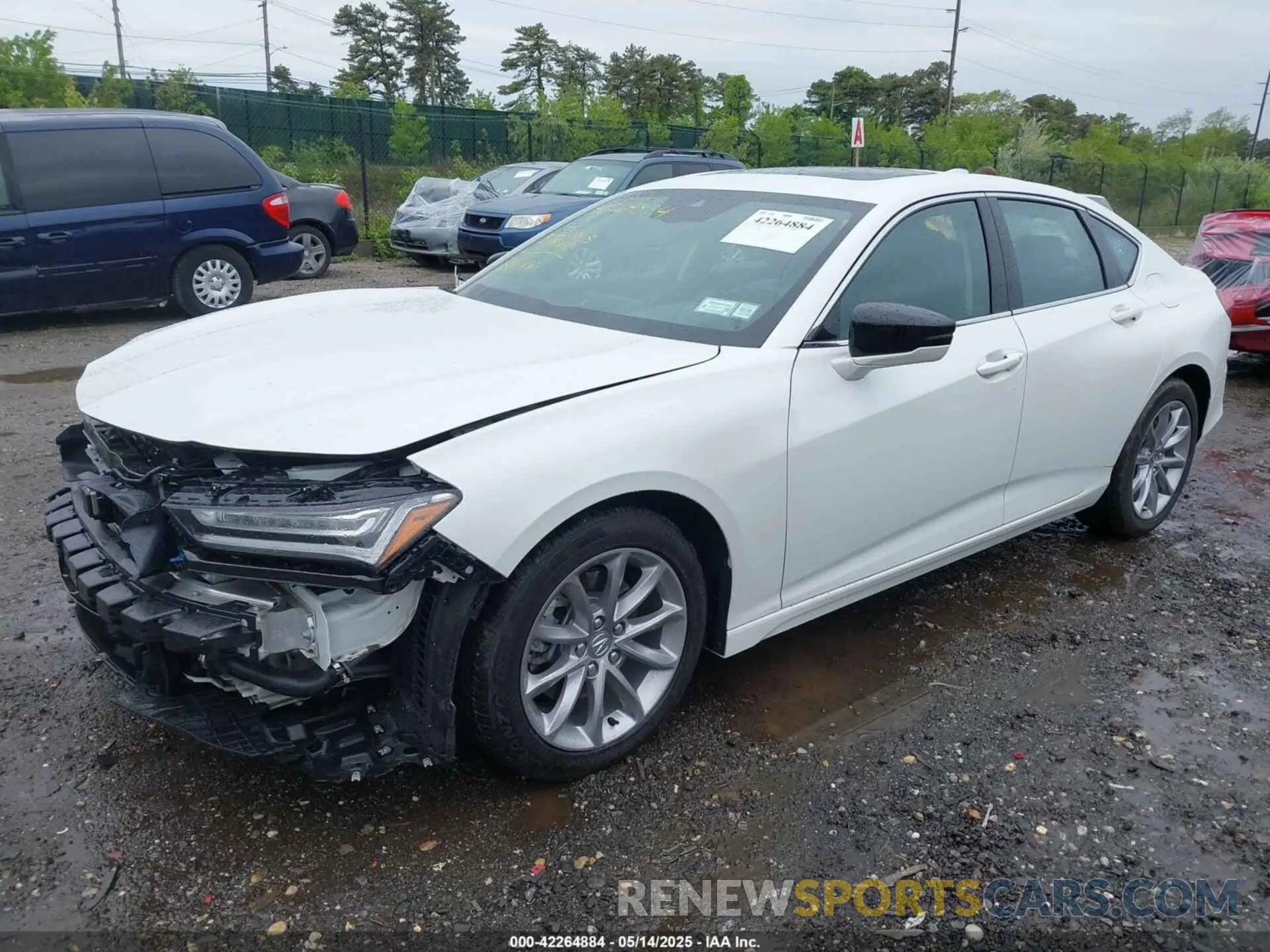2 Photograph of a damaged car 19UUB5F37PA007088 ACURA TLX 2023