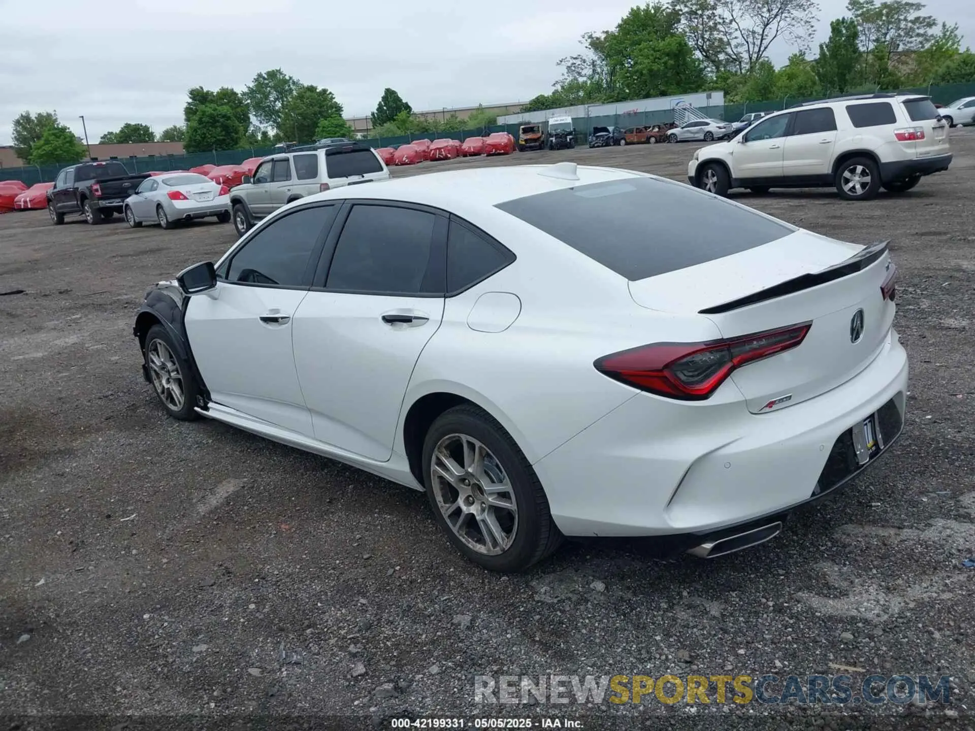3 Photograph of a damaged car 19UUB5F51PA004463 ACURA TLX 2023