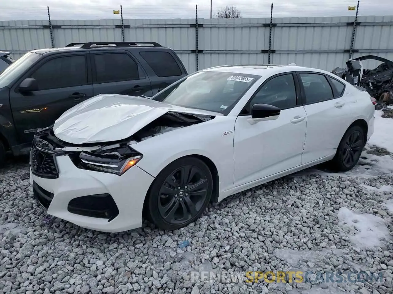 1 Фотография поврежденного автомобиля 19UUB5F53PA000639 ACURA TLX 2023