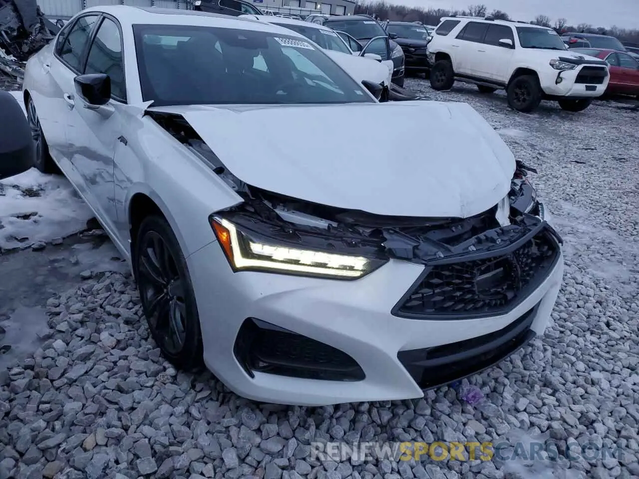 4 Фотография поврежденного автомобиля 19UUB5F53PA000639 ACURA TLX 2023