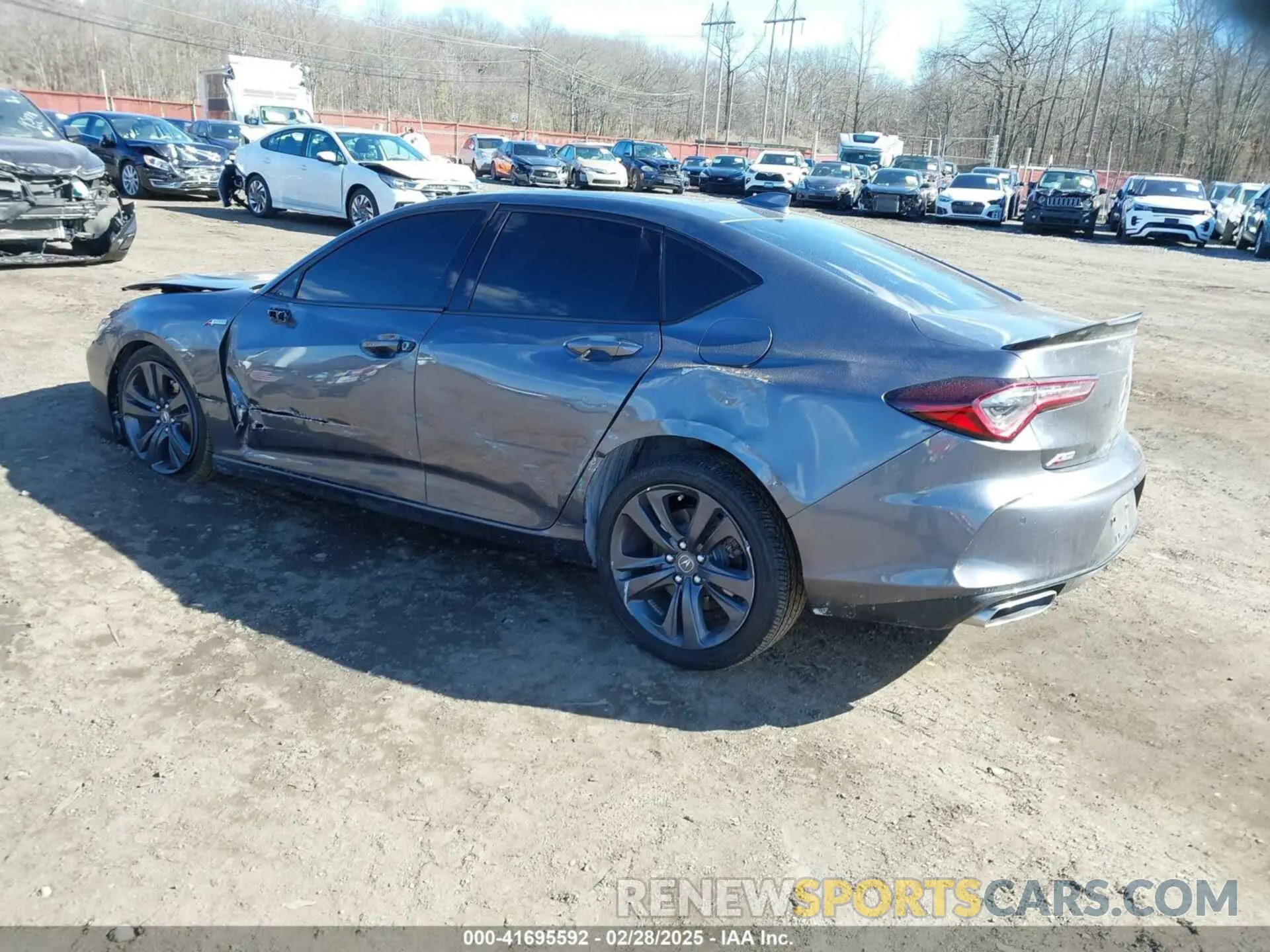 3 Photograph of a damaged car 19UUB5F54PA001072 ACURA TLX 2023