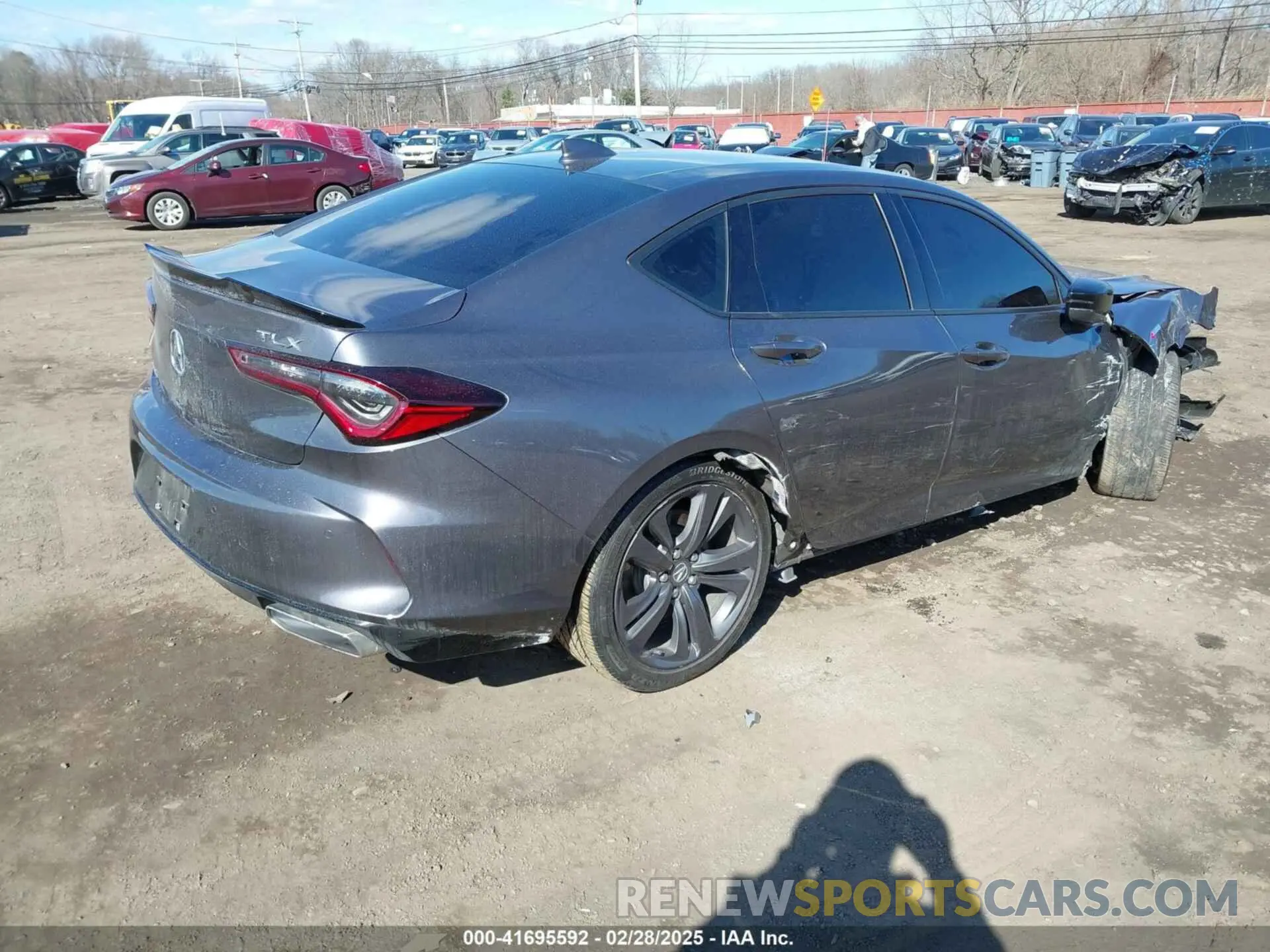 4 Photograph of a damaged car 19UUB5F54PA001072 ACURA TLX 2023