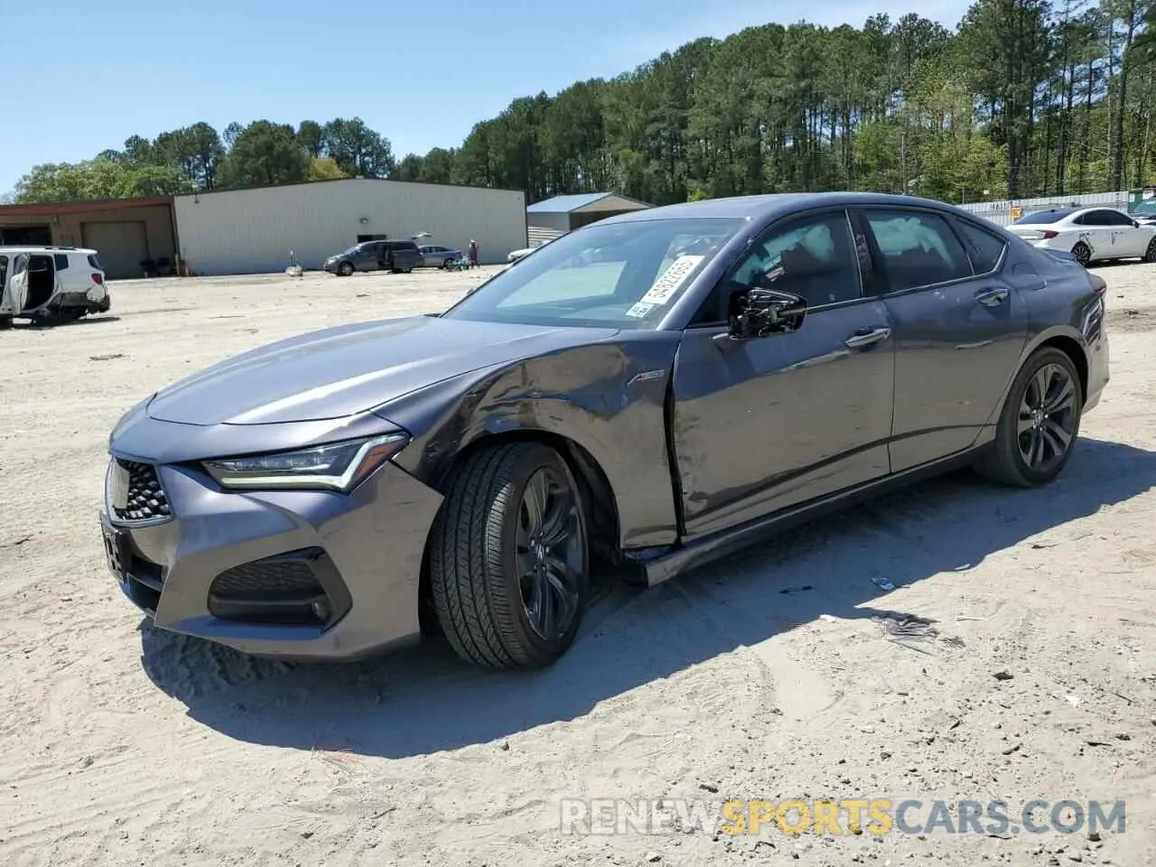 1 Photograph of a damaged car 19UUB5F59PA000337 ACURA TLX 2023
