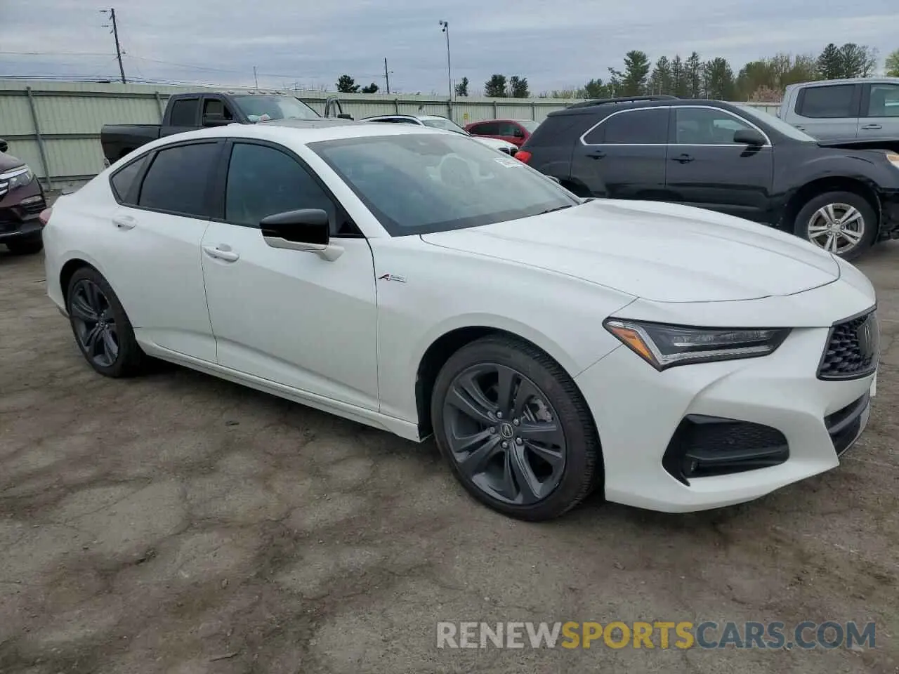 4 Photograph of a damaged car 19UUB5F59PA005554 ACURA TLX 2023