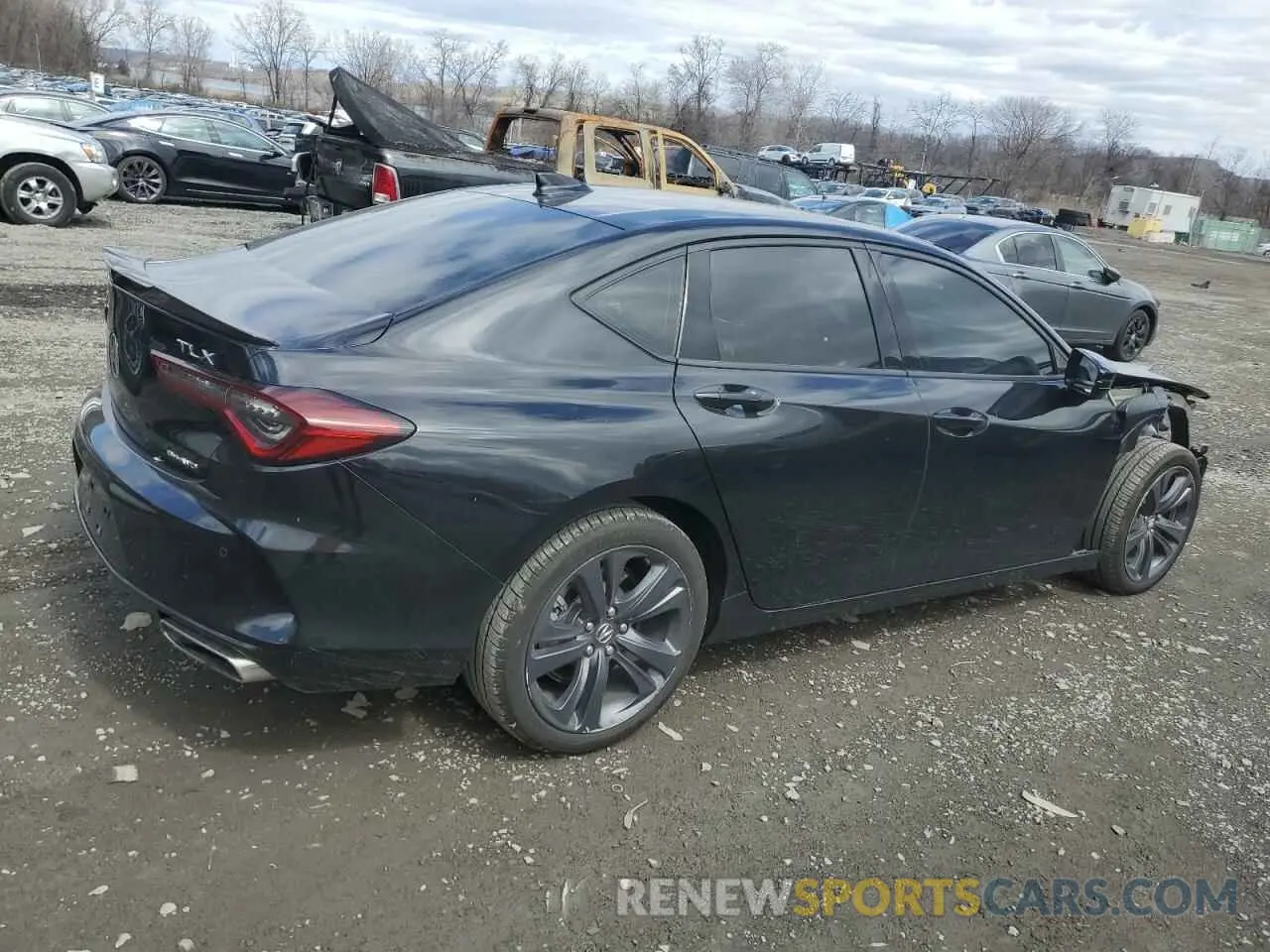 3 Photograph of a damaged car 19UUB6F50PA002337 ACURA TLX 2023