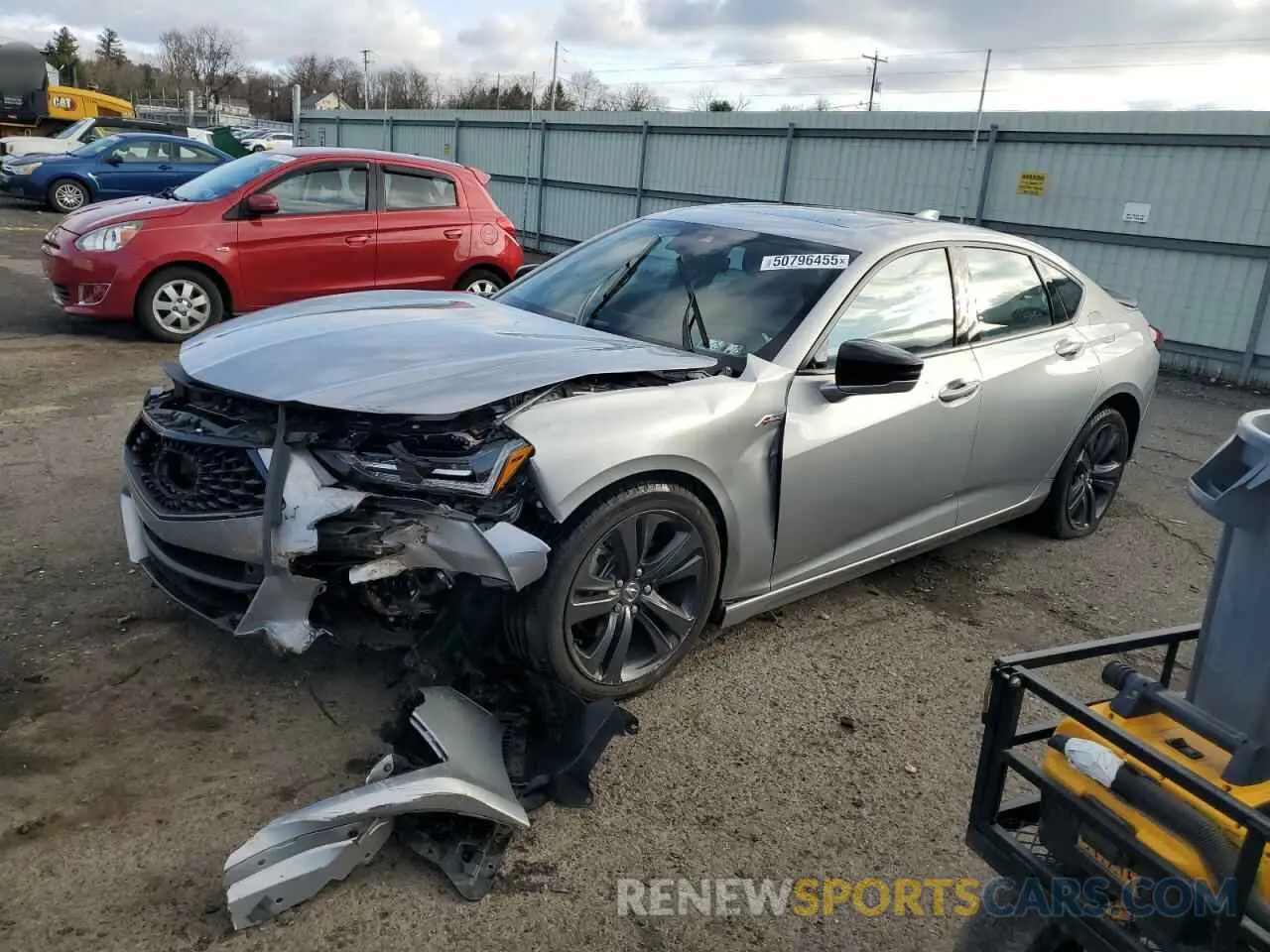 1 Photograph of a damaged car 19UUB6F50PA002869 ACURA TLX 2023