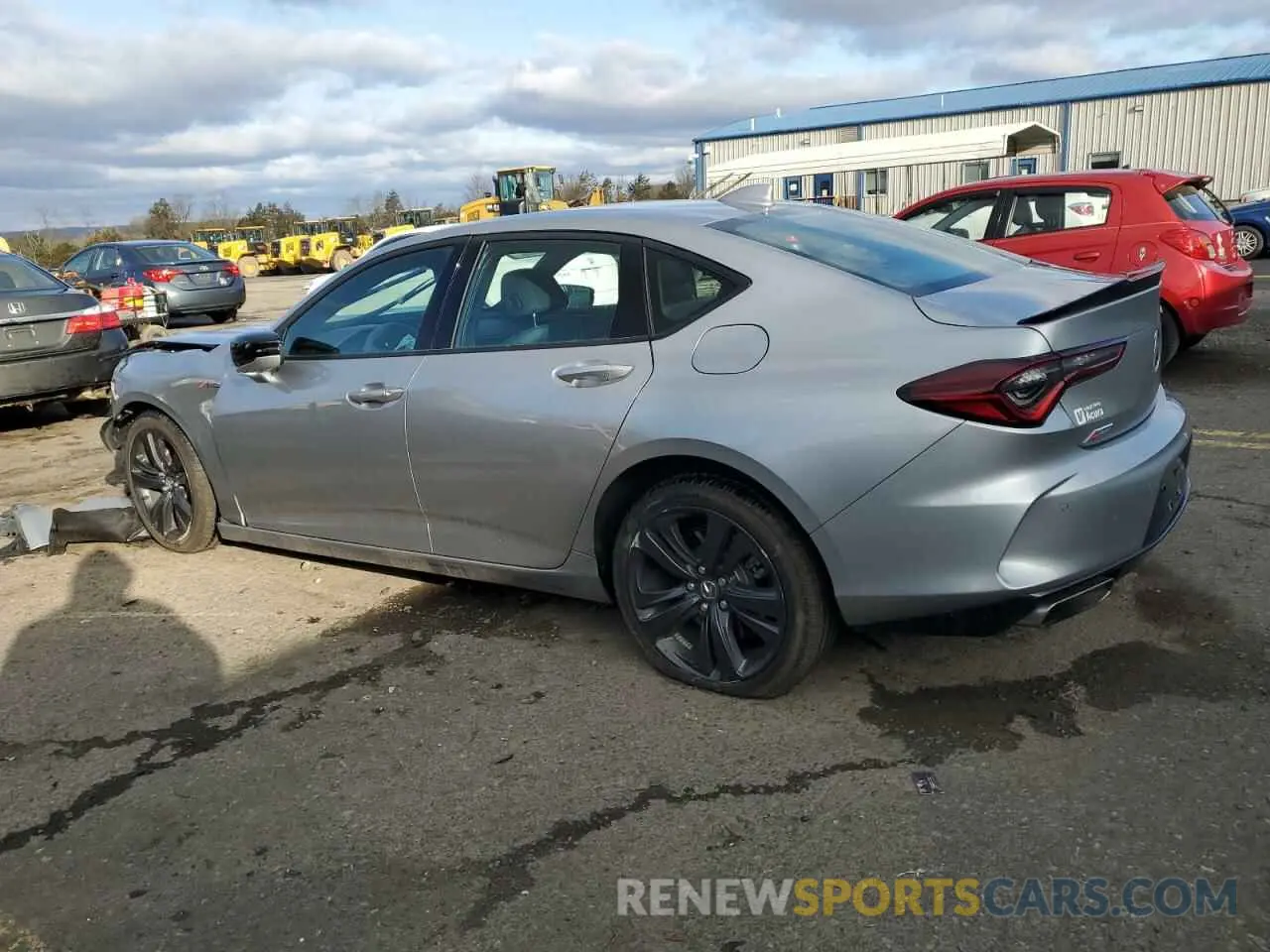 2 Photograph of a damaged car 19UUB6F50PA002869 ACURA TLX 2023