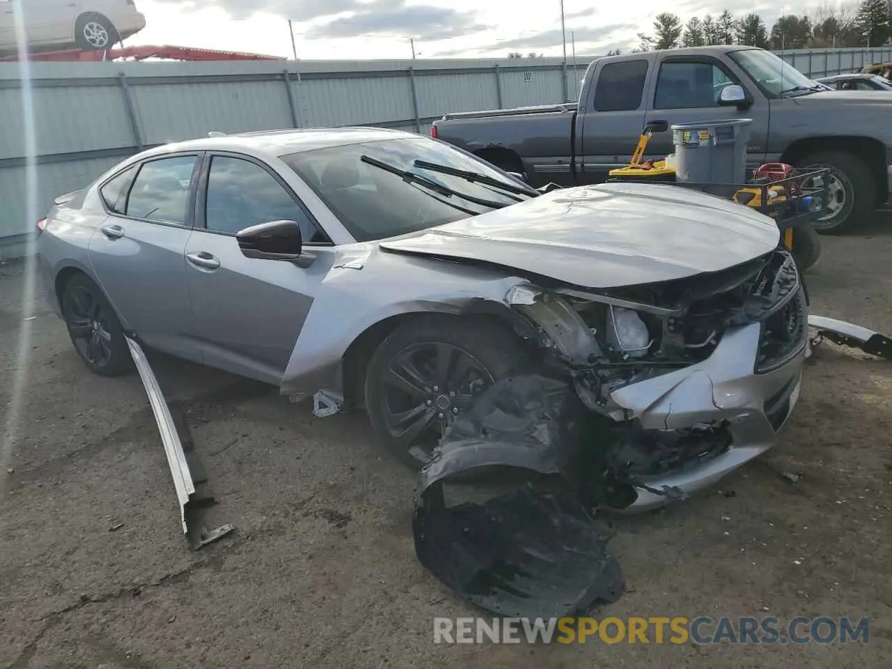 4 Photograph of a damaged car 19UUB6F50PA002869 ACURA TLX 2023