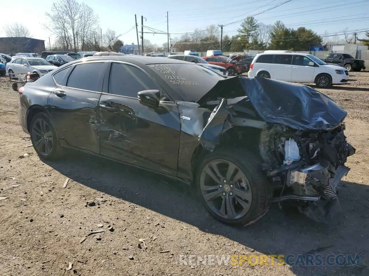 4 Фотография поврежденного автомобиля 19UUB6F50PA004069 ACURA TLX 2023