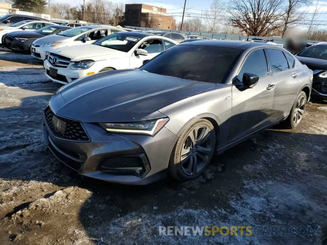 1 Photograph of a damaged car 19UUB6F51PA000662 ACURA TLX 2023