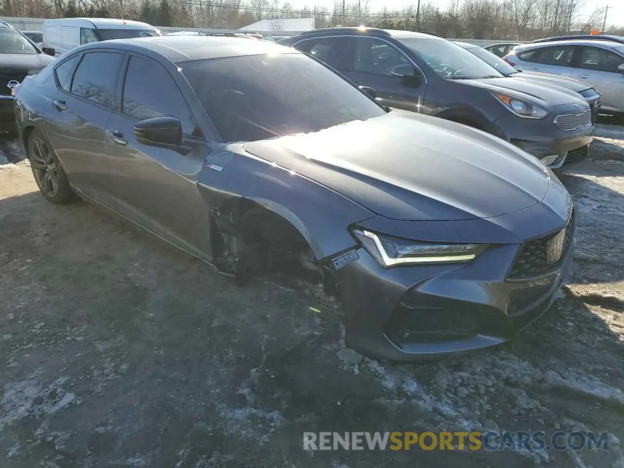 4 Photograph of a damaged car 19UUB6F51PA000662 ACURA TLX 2023
