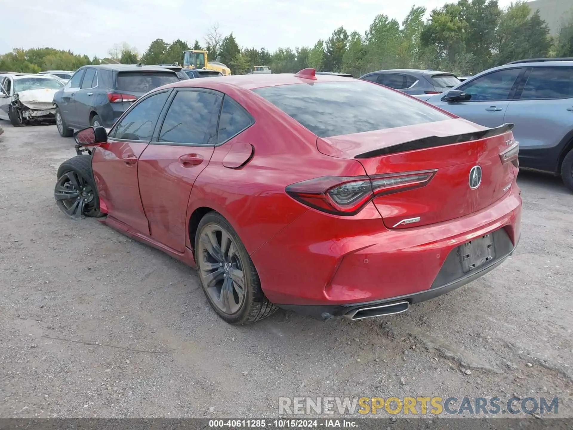 3 Фотография поврежденного автомобиля 19UUB6F53PA000467 ACURA TLX 2023