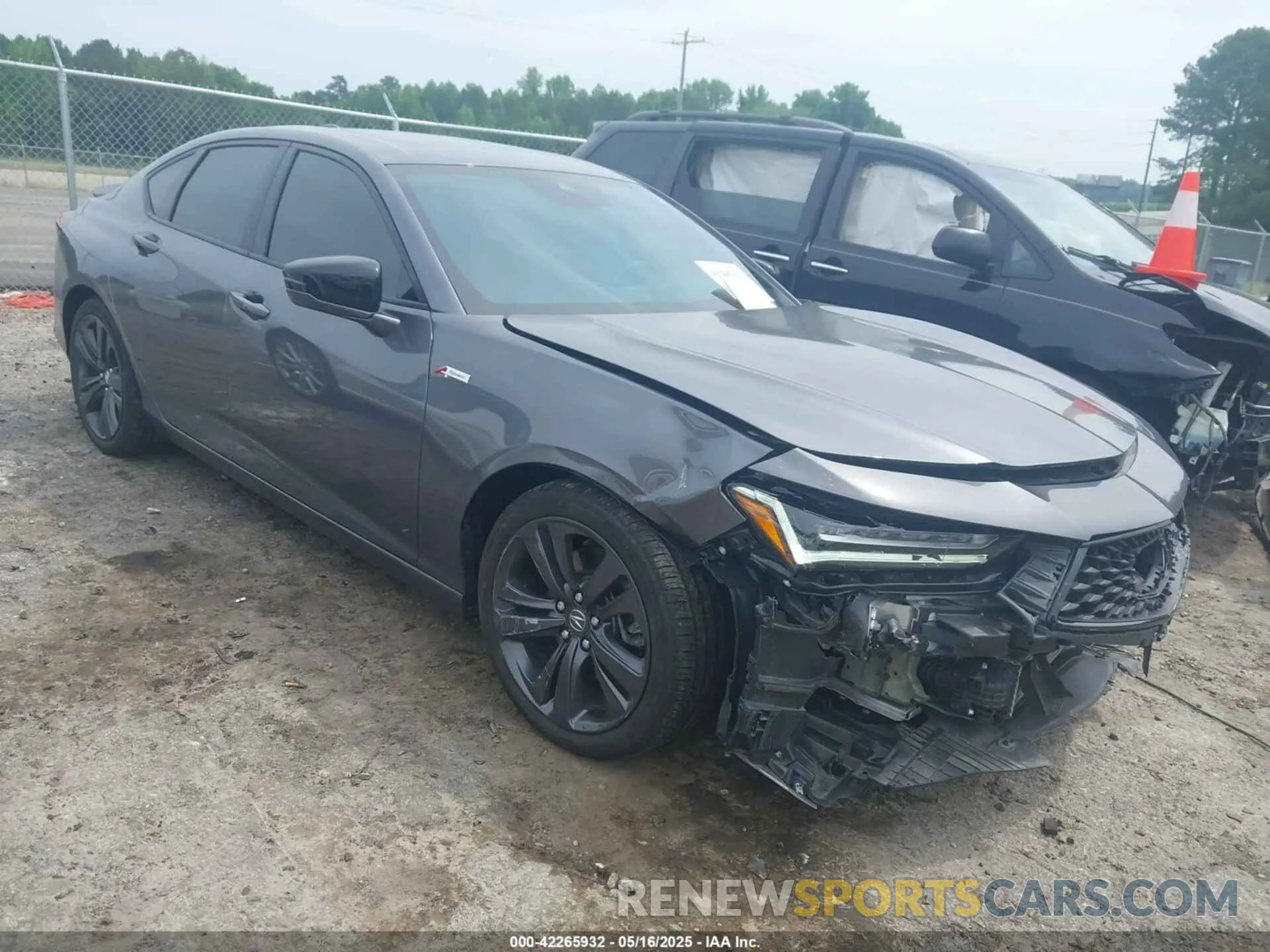 1 Photograph of a damaged car 19UUB6F59PA002787 ACURA TLX 2023