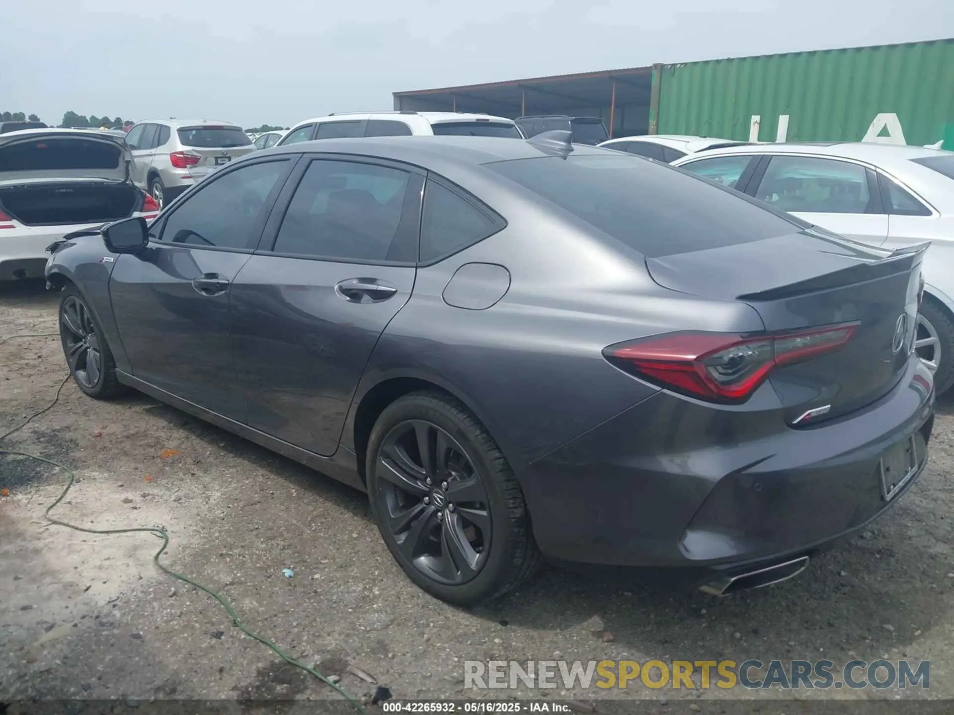 3 Photograph of a damaged car 19UUB6F59PA002787 ACURA TLX 2023