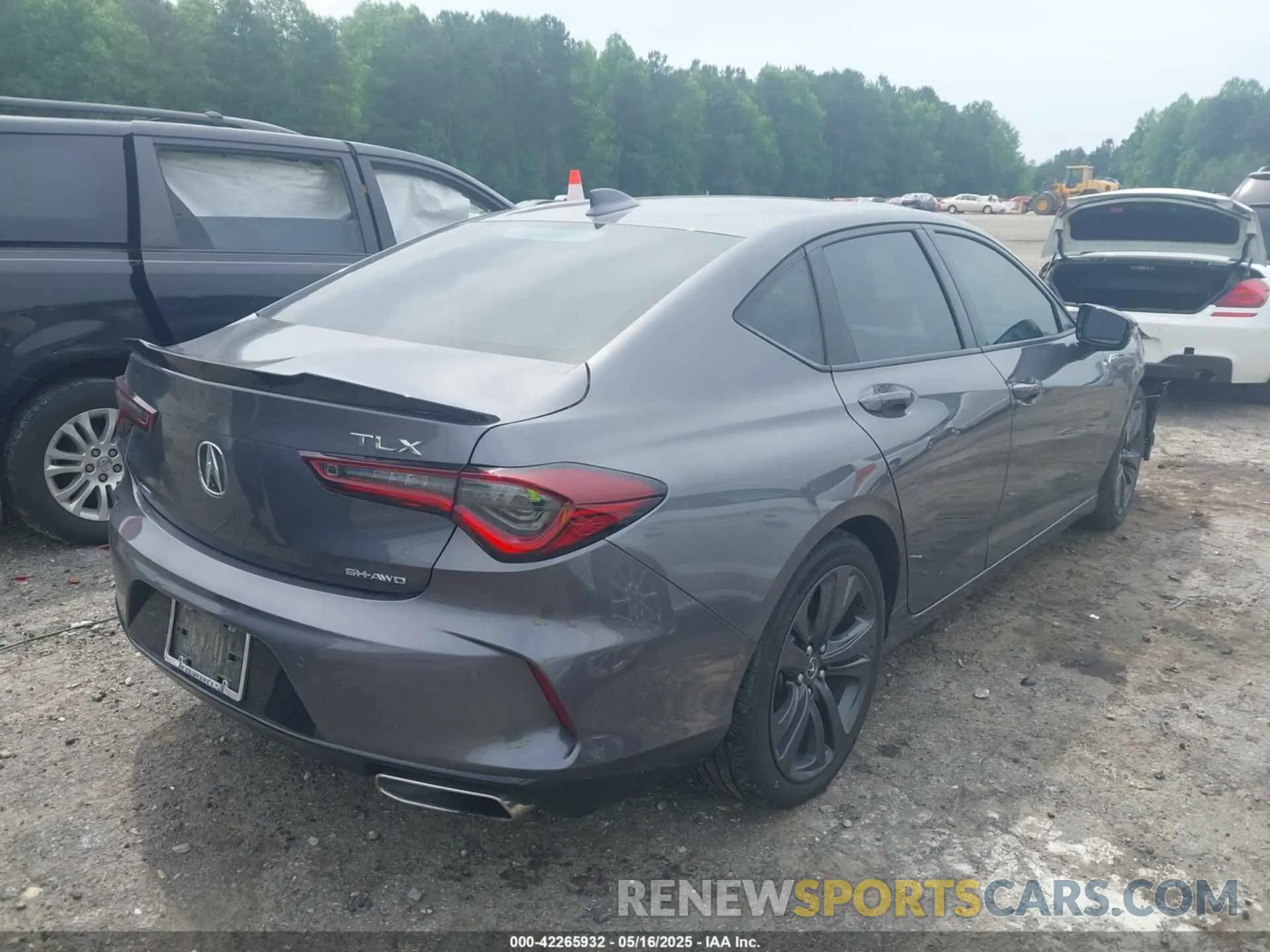 4 Photograph of a damaged car 19UUB6F59PA002787 ACURA TLX 2023