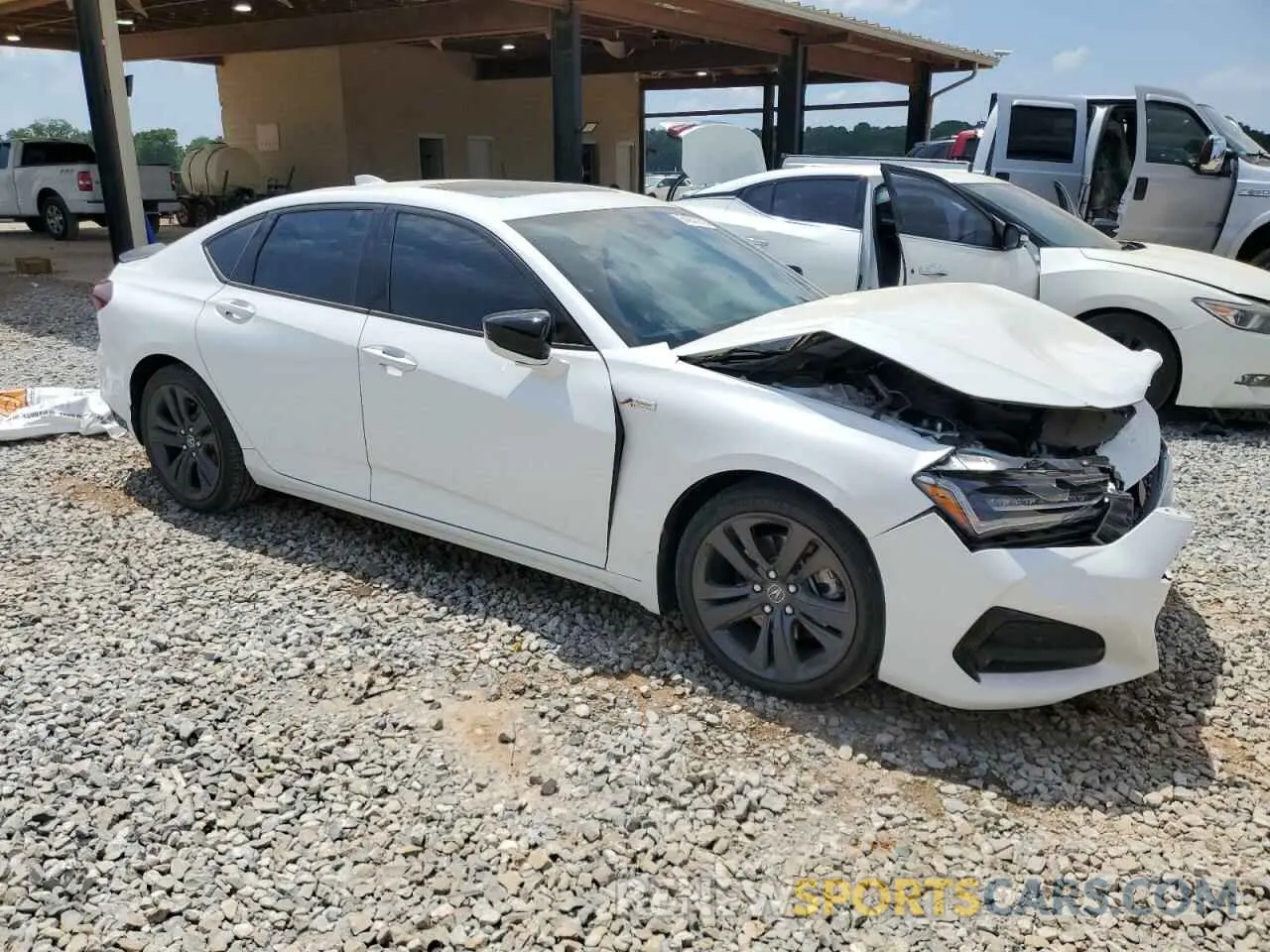4 Фотография поврежденного автомобиля 19UUB6F59PA004135 ACURA TLX 2023