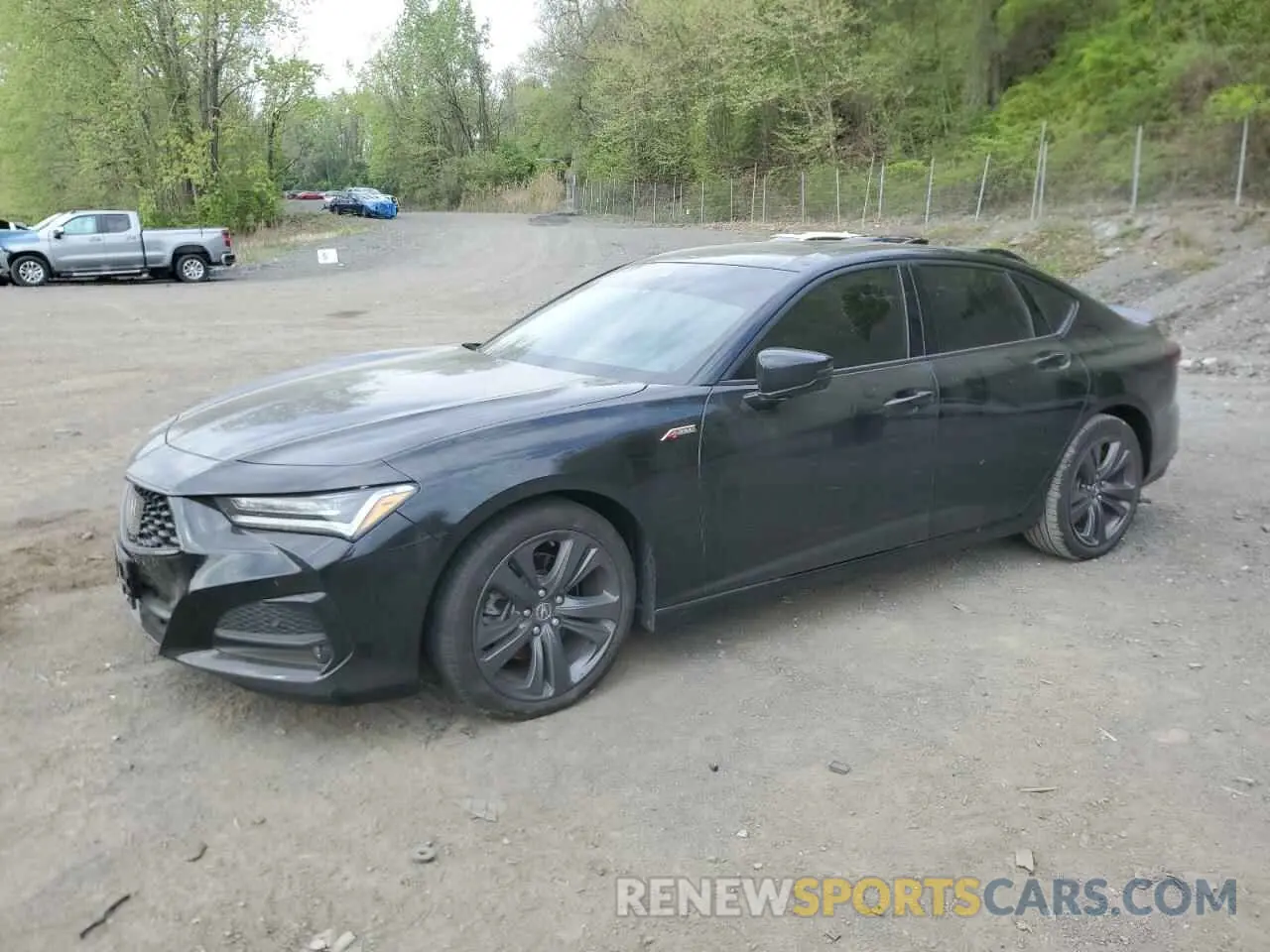 1 Photograph of a damaged car 19UUB6F59PA005561 ACURA TLX 2023