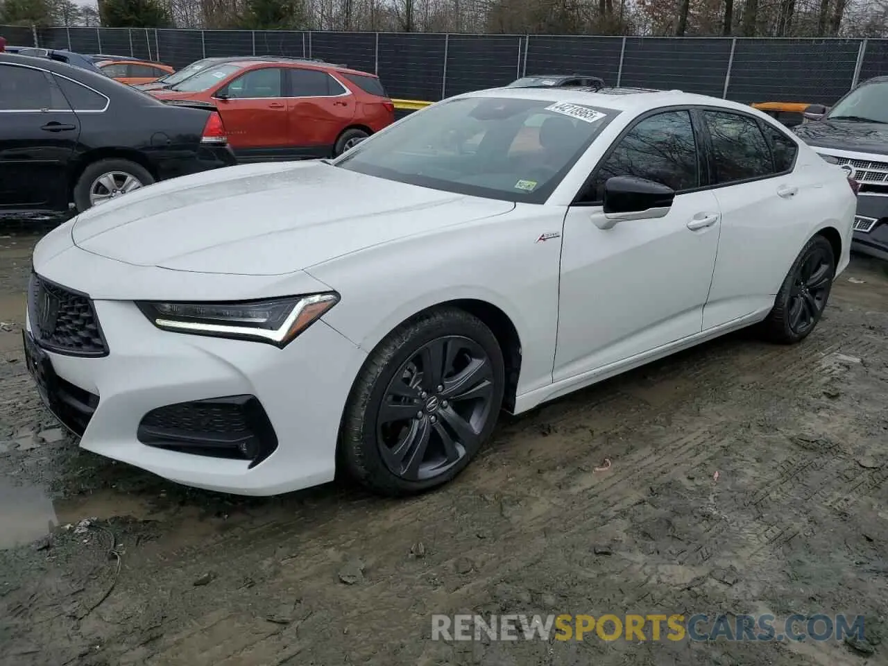 1 Photograph of a damaged car 19UUB6F59PA005589 ACURA TLX 2023