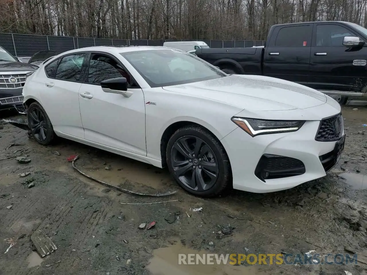 4 Photograph of a damaged car 19UUB6F59PA005589 ACURA TLX 2023