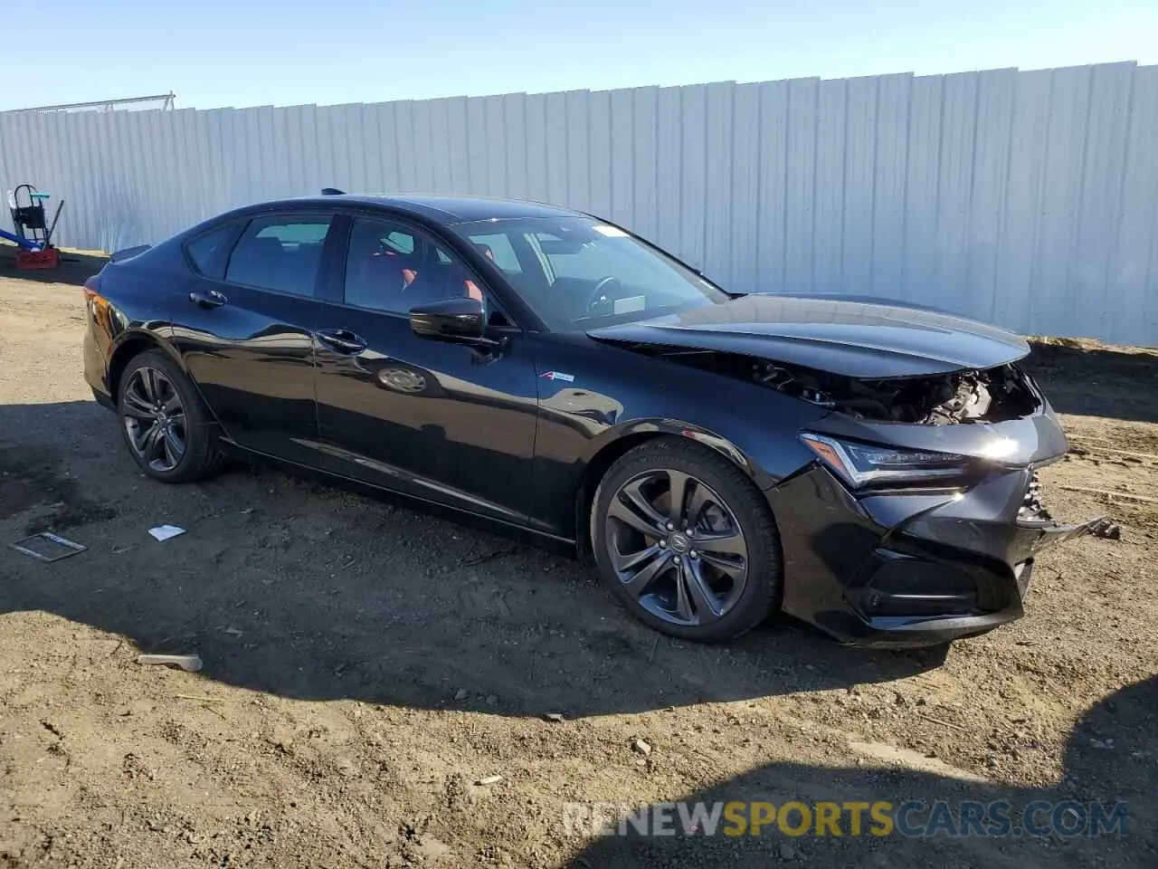 4 Photograph of a damaged car 19UUB6F59PA006077 ACURA TLX 2023