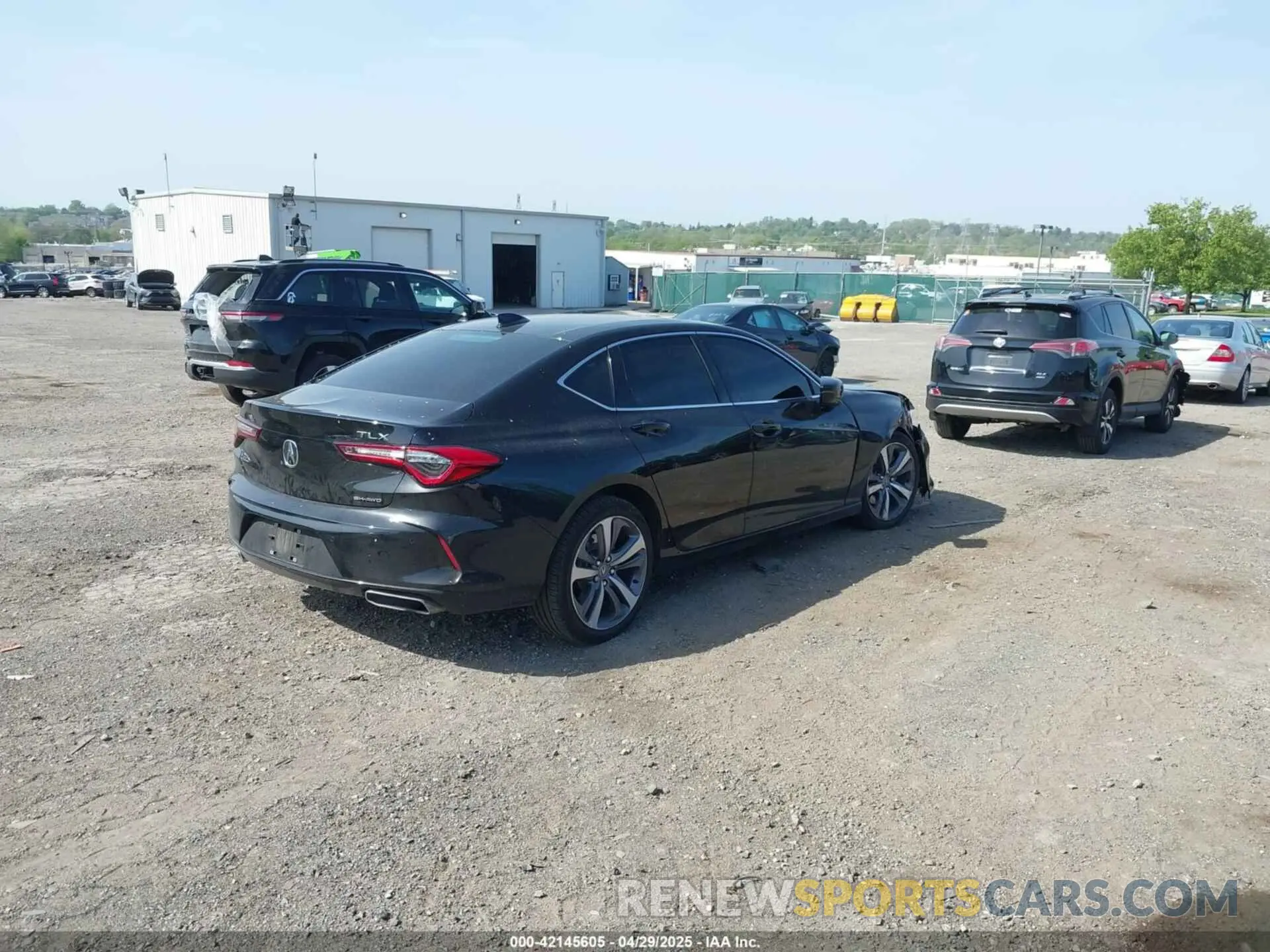 4 Фотография поврежденного автомобиля 19UUB6F60PA004582 ACURA TLX 2023
