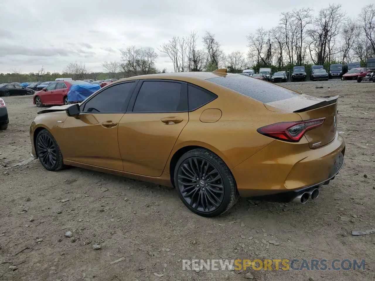 2 Photograph of a damaged car 19UUB7F01PA003409 ACURA TLX 2023