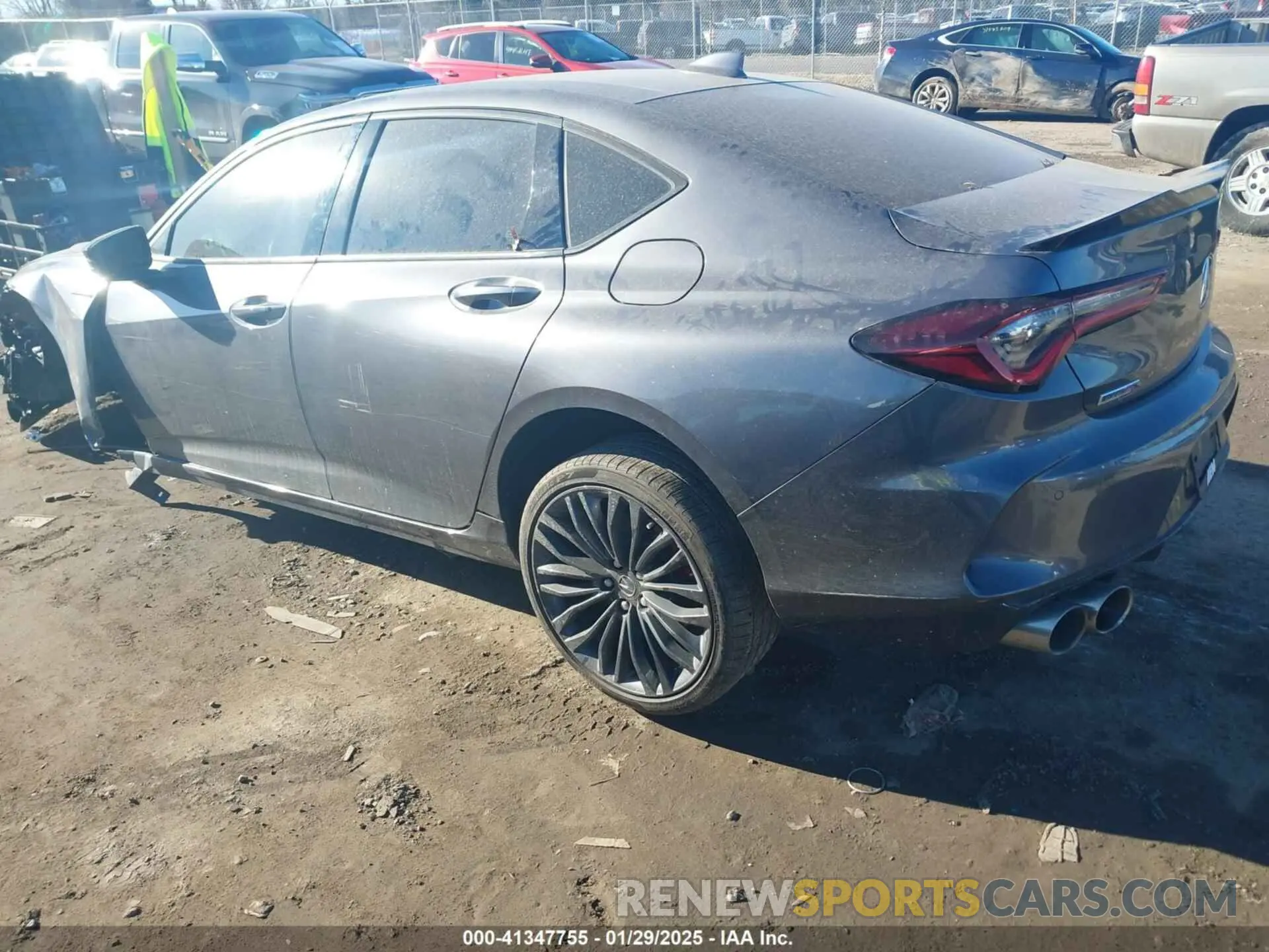 3 Photograph of a damaged car 19UUB7F05PA003834 ACURA TLX 2023
