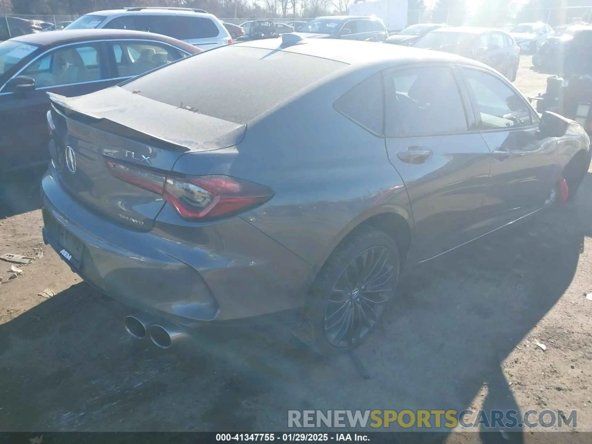 4 Photograph of a damaged car 19UUB7F05PA003834 ACURA TLX 2023