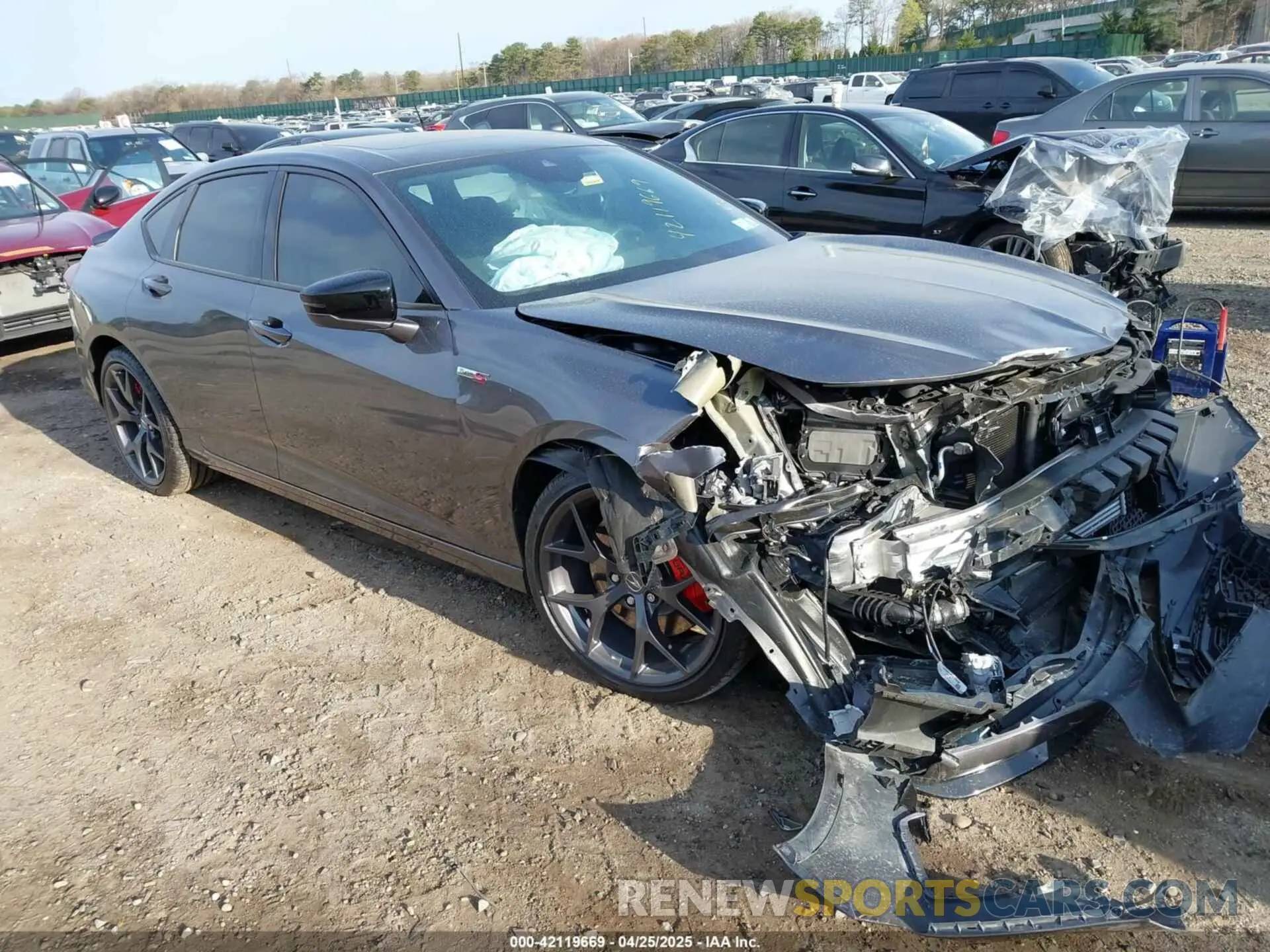 1 Photograph of a damaged car 19UUB7F95PA001368 ACURA TLX 2023