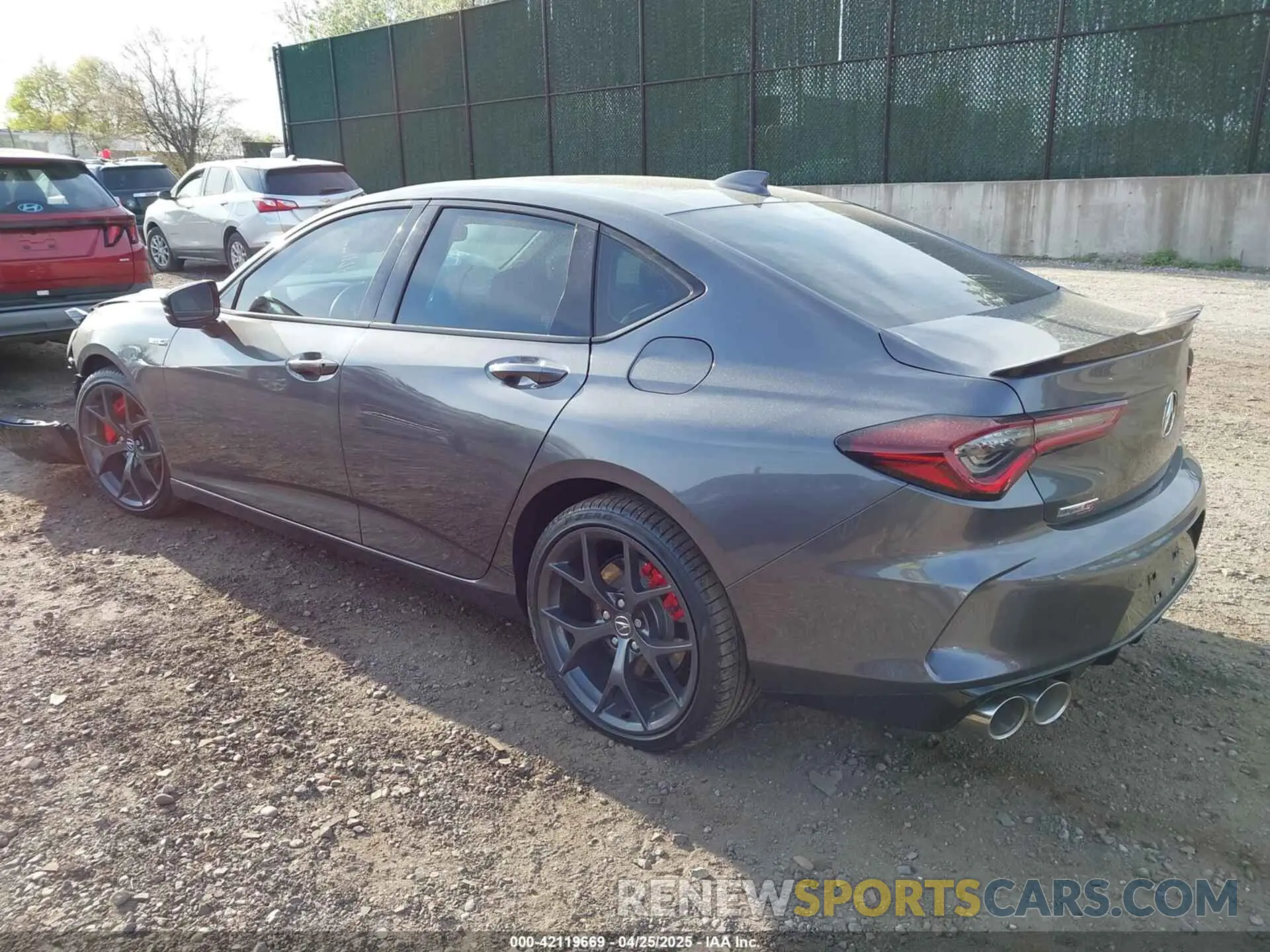 3 Photograph of a damaged car 19UUB7F95PA001368 ACURA TLX 2023