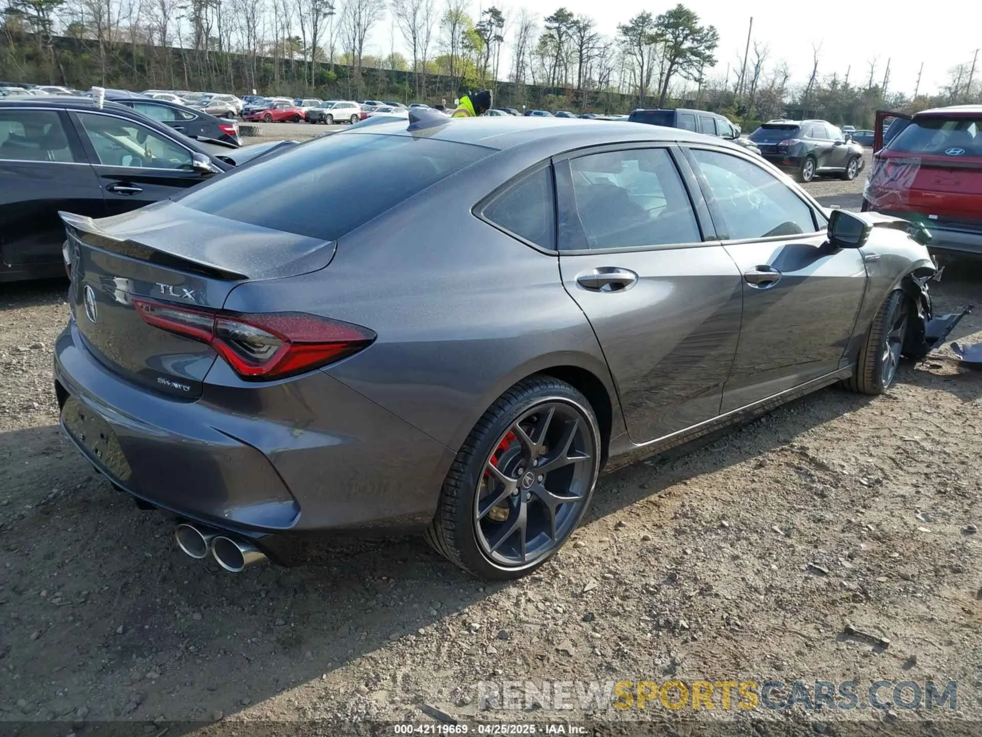 4 Photograph of a damaged car 19UUB7F95PA001368 ACURA TLX 2023