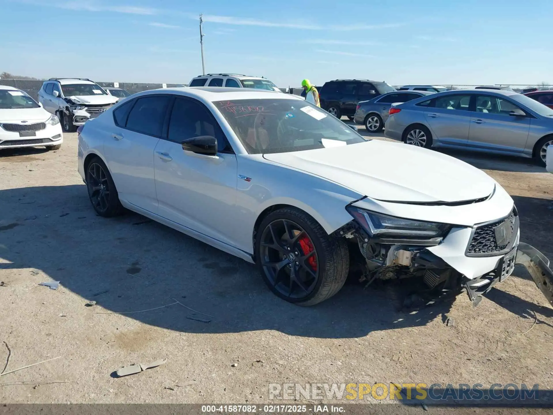1 Photograph of a damaged car 19UUB7F95PA002536 ACURA TLX 2023