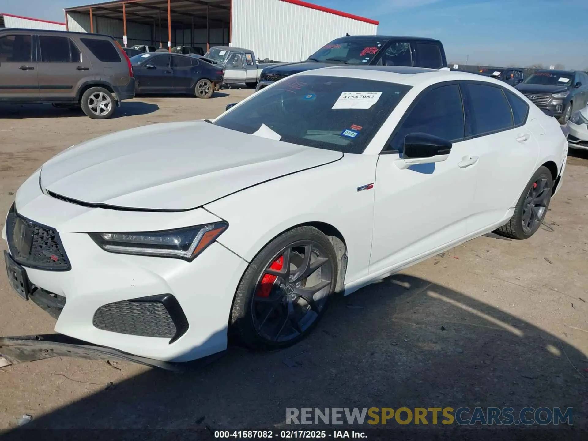 2 Photograph of a damaged car 19UUB7F95PA002536 ACURA TLX 2023